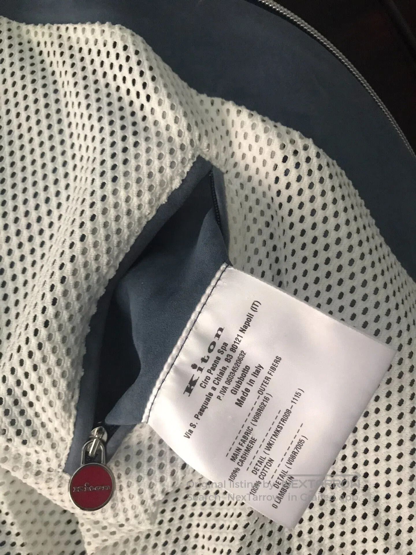 Kiton new kiton cashmere jacket in light blue. Size US L / EU 52-54 / 3 - 8 Thumbnail