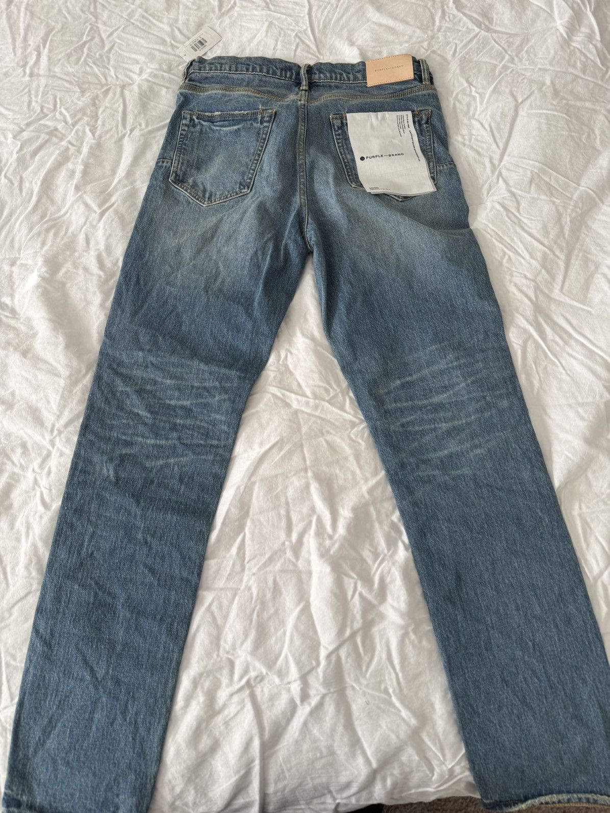 Purple Brand Purple Brand Mid Worn Vintage Jeans “Mid Indigo” Size US 32 / EU 48 - 1 Thumbnail