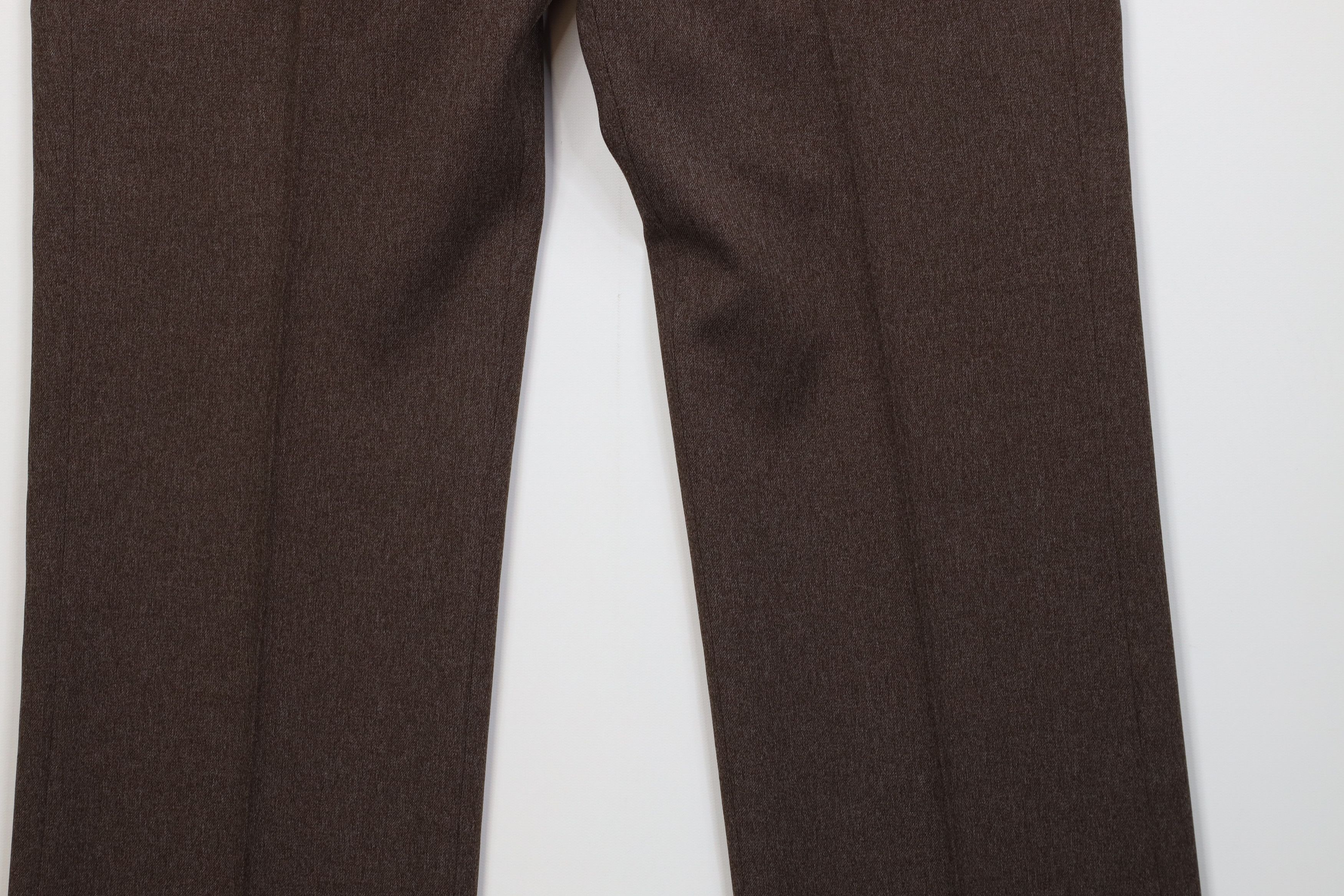 Levi's Vintage 70s Levis Knit Flared Wide Leg Chino Pants Brown USA Size US 32 / EU 48 - 4 Thumbnail
