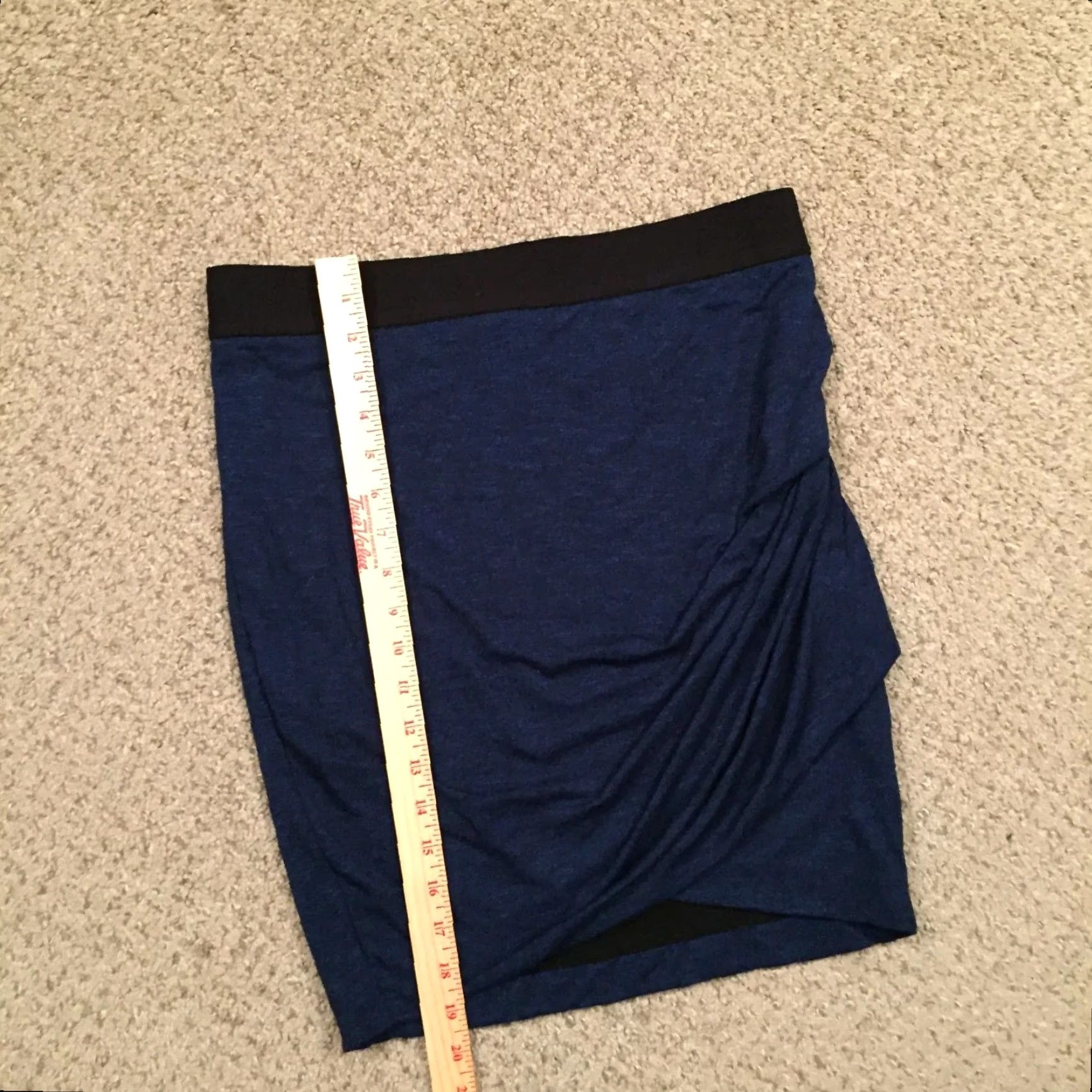 Express Express Skirt Women Knee Length M Blue Lined Pull On Pencil Straight & Size 32" / US 10 / IT 46 - 4 Thumbnail