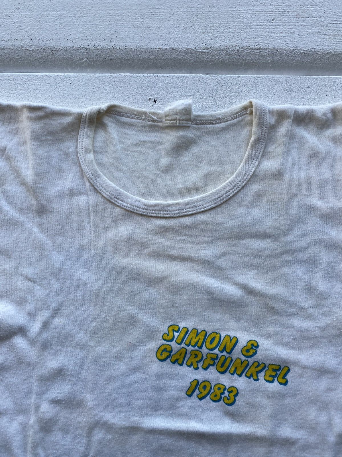 Band Tees × Vintage 1983 Simon Garfunkel Live Basel Nice Tour Shirt mens medium Size US S / EU 44-46 / 1 - 3 Thumbnail