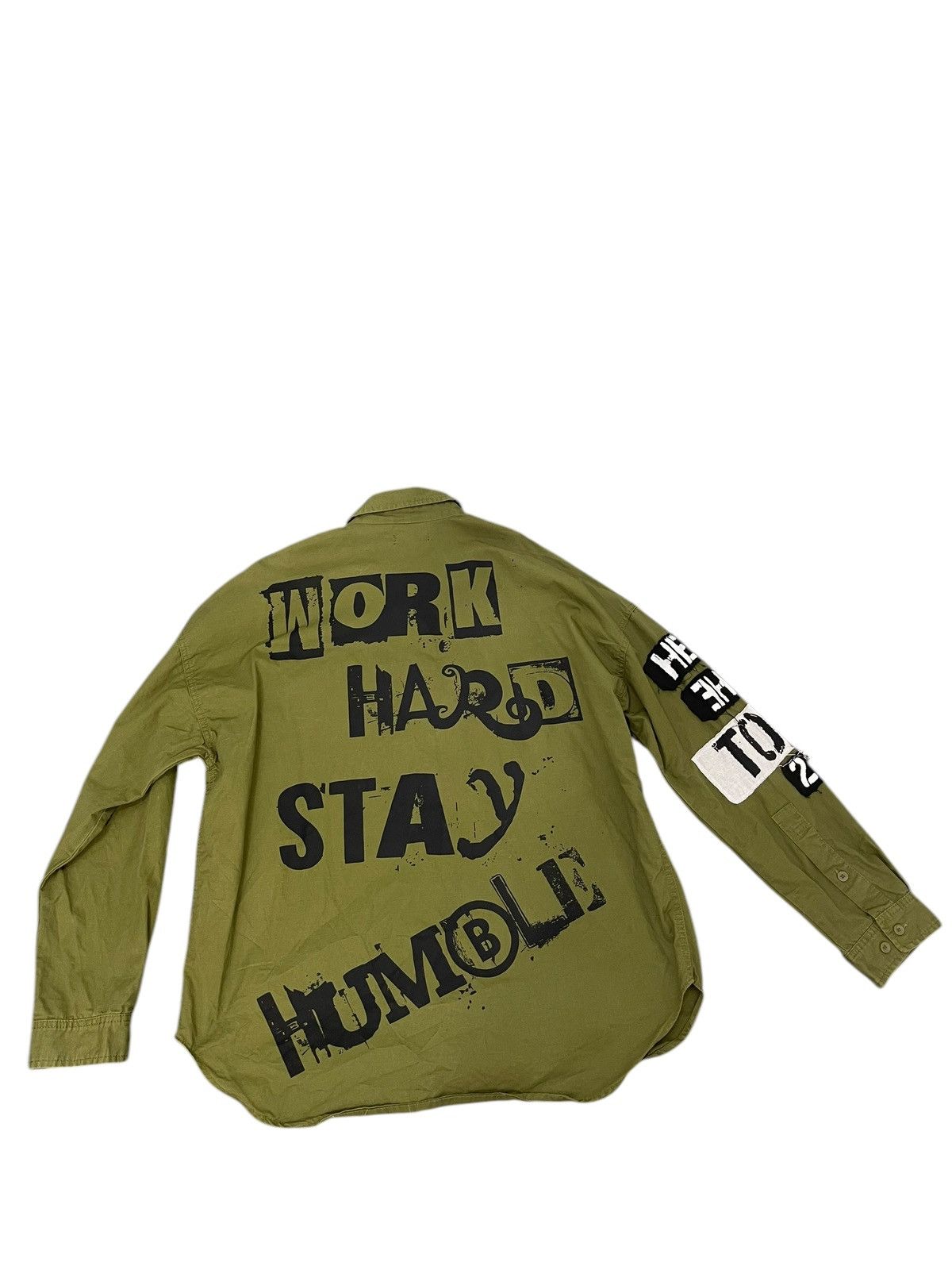 Japanese Brand Anarchy Bike Star Military Poem Shirt 6🟩7 Size US XL / EU 56 / 4 - 9 Thumbnail