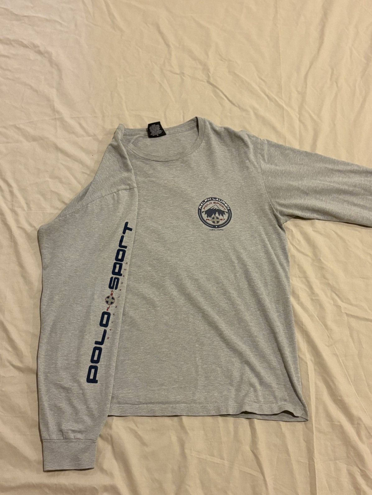 Polo Ralph Lauren RALPH LAUREN POLO SPORT LONG SLEEVE GRAY T-SHIRT Size US S / EU 44-46 / 1 - 4 Thumbnail