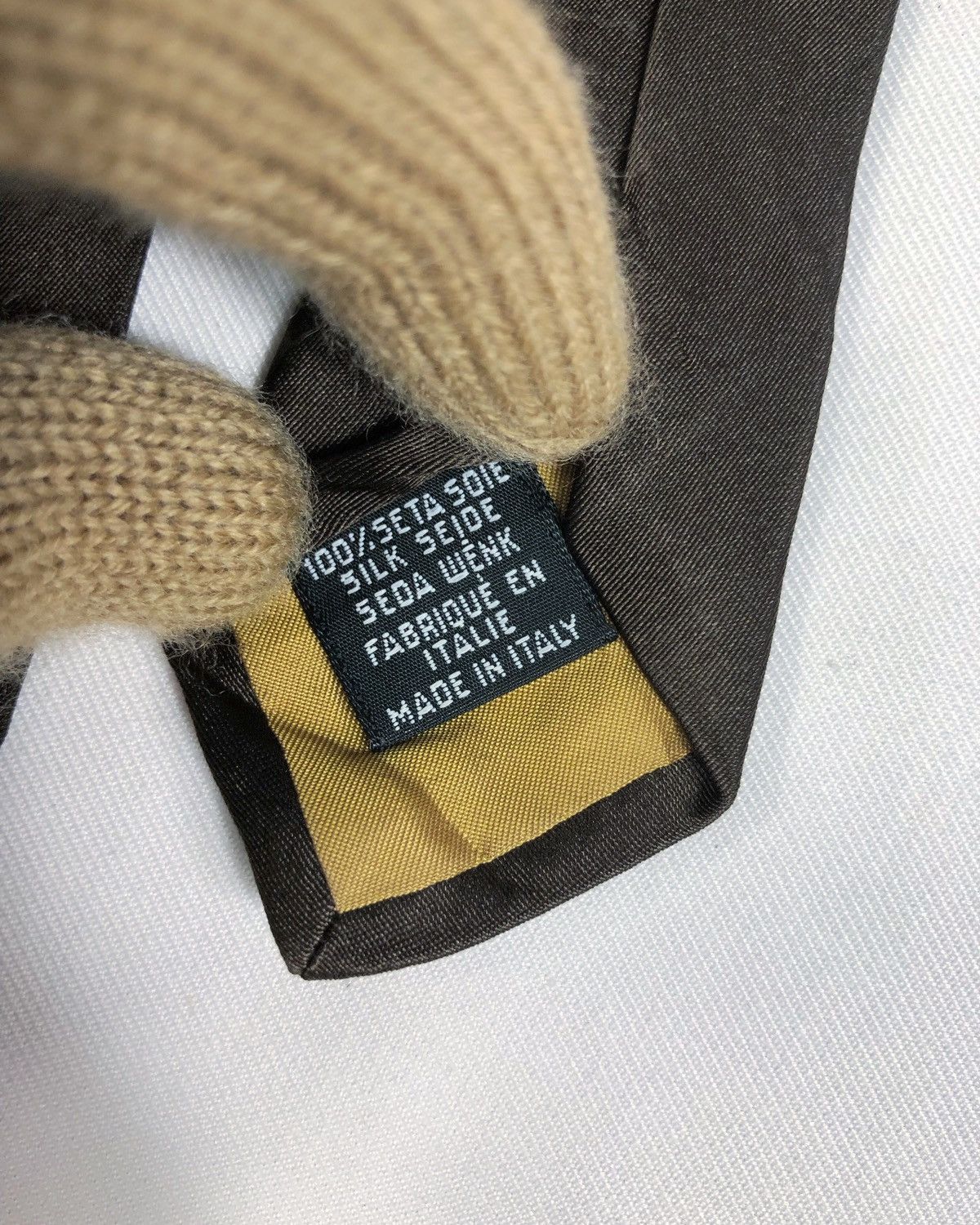 Yves Saint Laurent Rare Vintage Yves Saint Laurent YSL Silk Tie Made in Italy Size ONE SIZE - 9 Thumbnail
