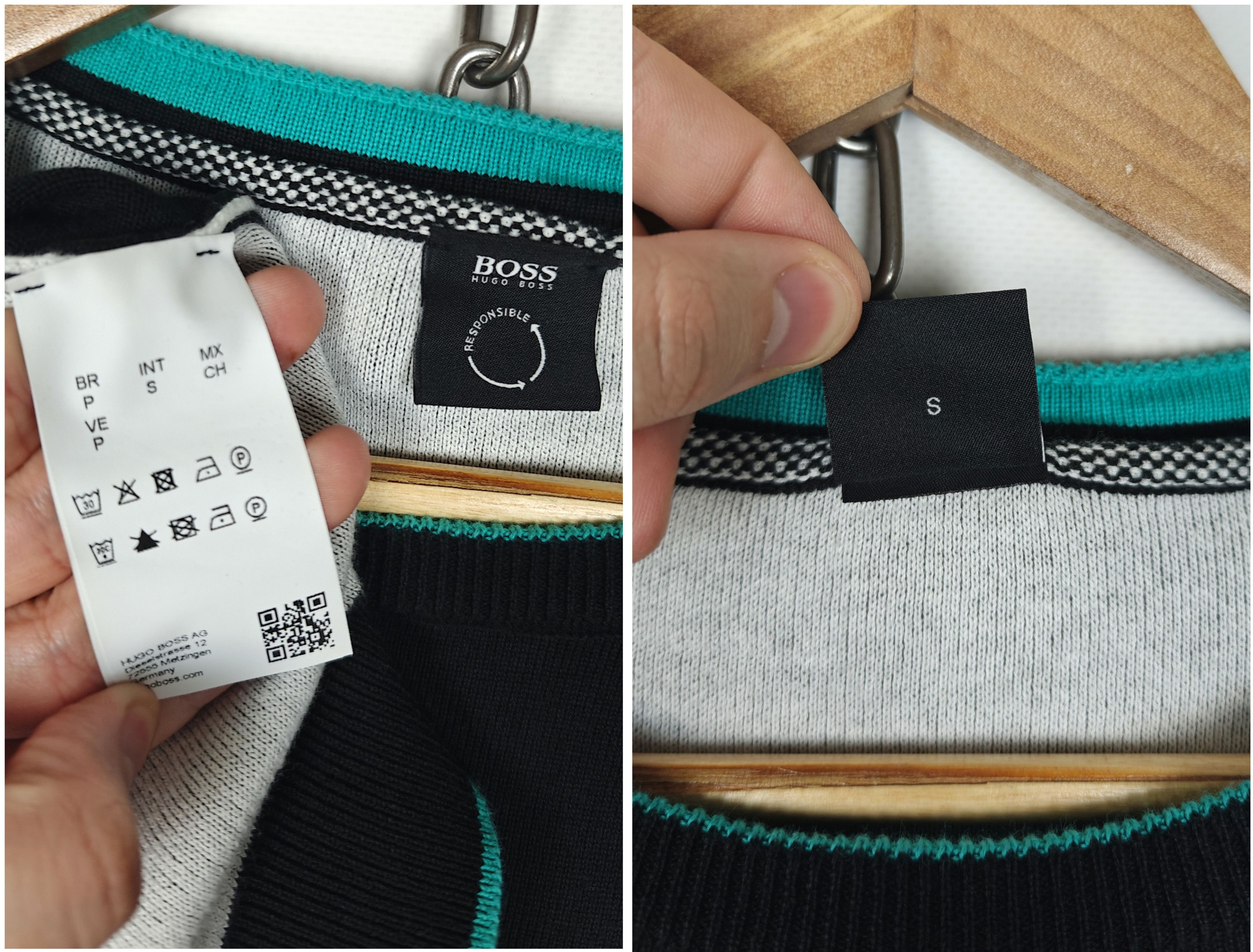 Hugo Hugo Boss Responsible Sweater Pullover Logo Black S Size US S / EU 44-46 / 1 - 8 Thumbnail