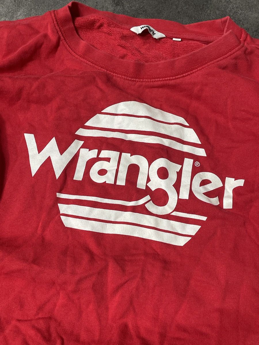 Vintage Wrangler Sweatshirt Big Logo Spellout Streetwear Solid Size M / US 6-8 / IT 42-44 - 3 Thumbnail