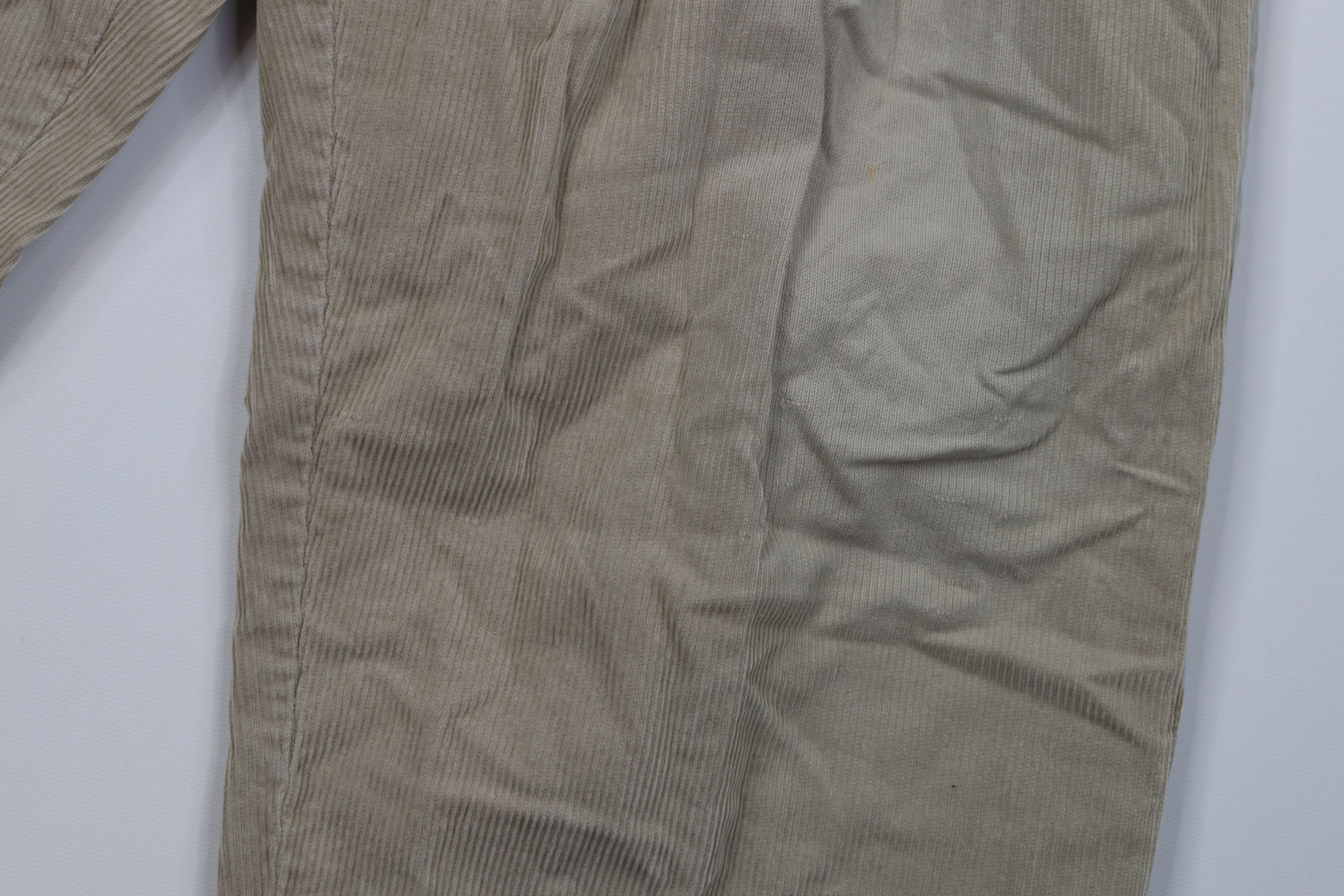 Vintage Vintage 90s Streetwear Wide Leg Corduroy Chino Pants Beige Size US 34 / EU 50 - 7 Thumbnail