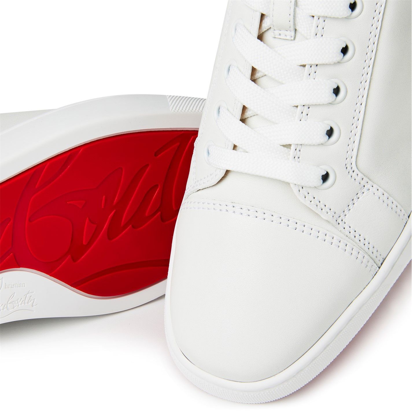 Christian Louboutin Fun Louis Junior Leather Sneakers Size US 7 / EU 40 - 6 Thumbnail