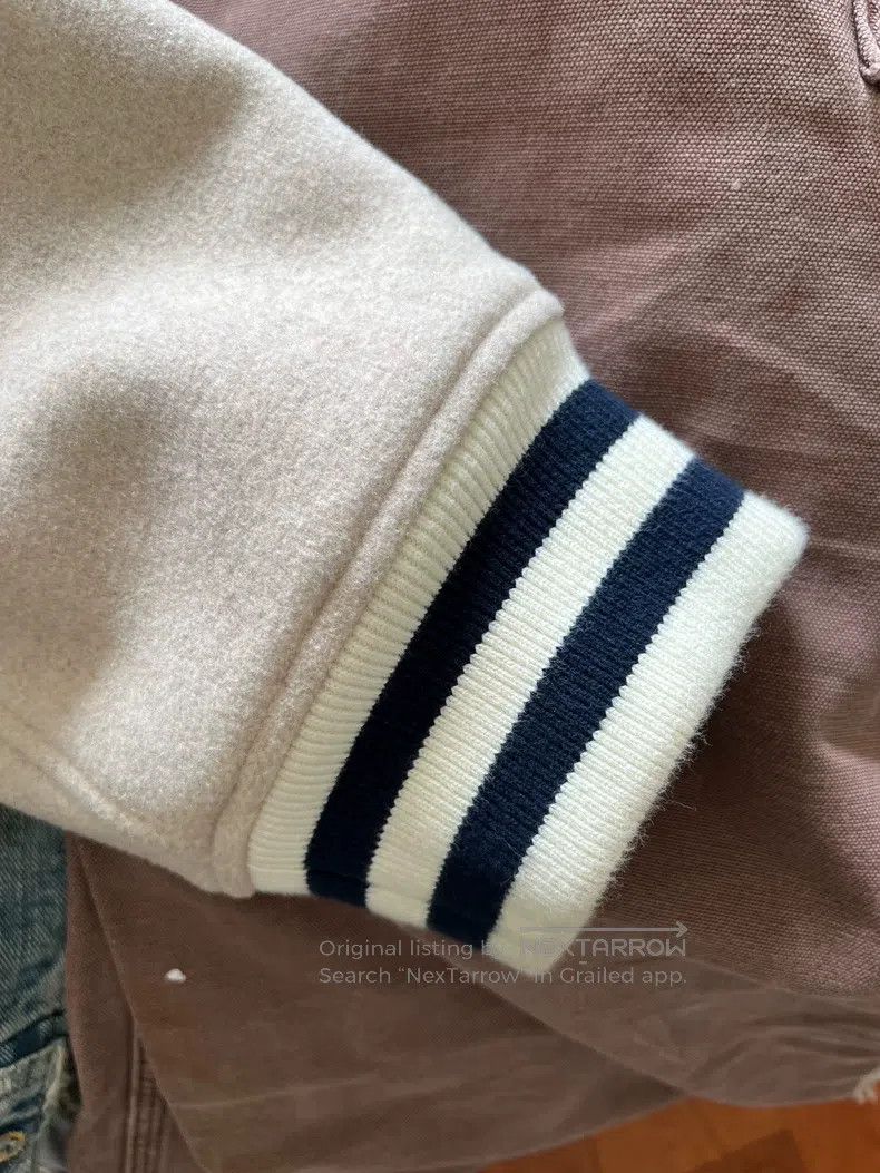 Acne Studios Acne Studios Wool-blend unisex color block baseball jacket Size US M / EU 48-50 / 2 - 5 Thumbnail