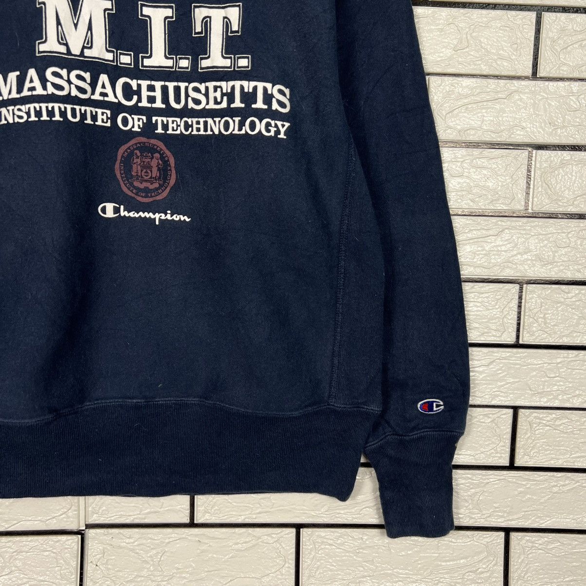 Champion Vintage CHAMPION REVERSE WEAVE M.I.T. Sweatshirt #4253-C193 Size US M / EU 48-50 / 2 - 7 Thumbnail