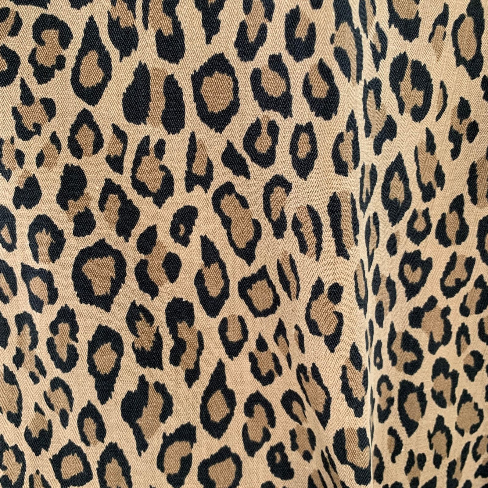 R13 Tan Black Animal Print Oversized Hooded Parka Coat Size US S / EU 44-46 / 1 - 5 Thumbnail