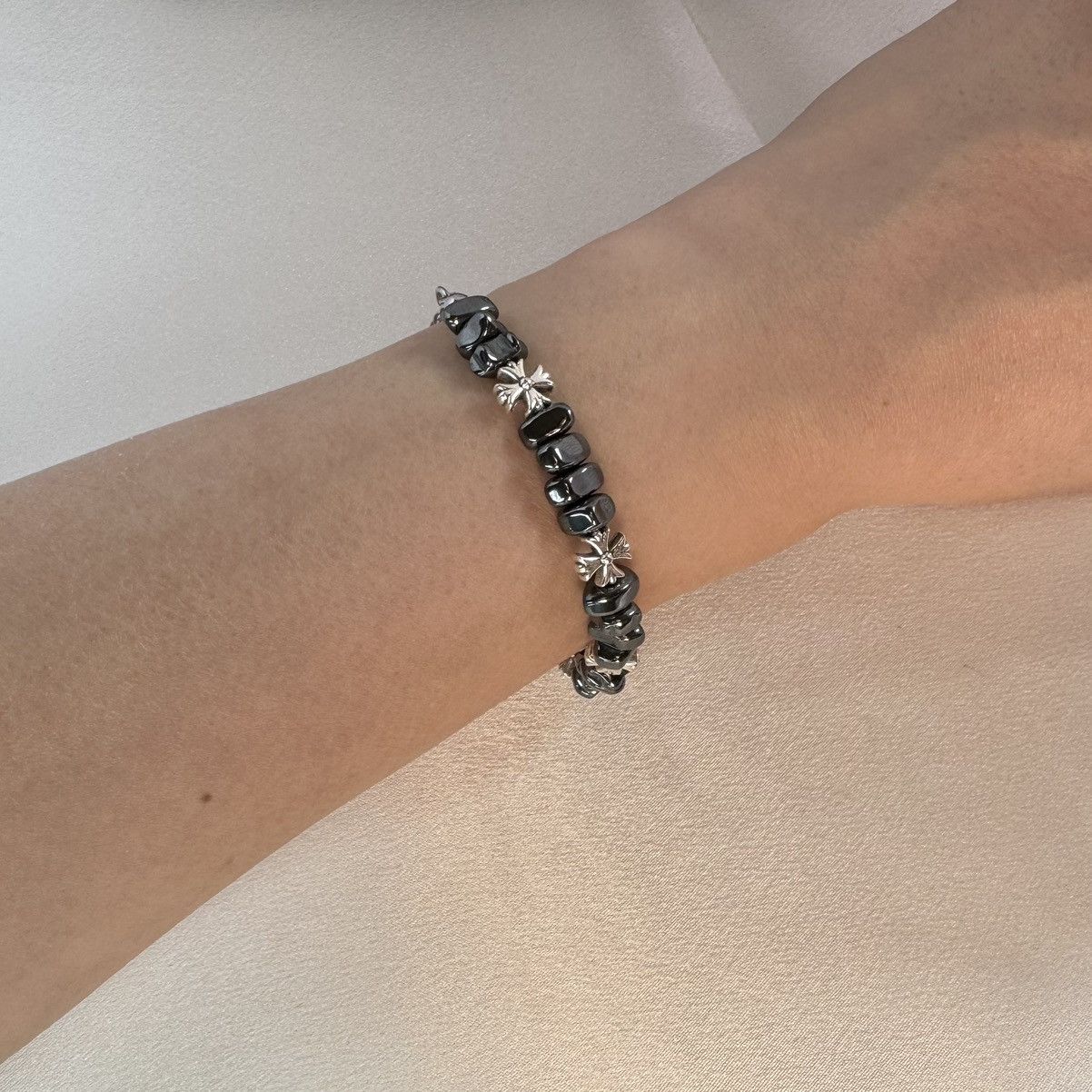 Other Adjustable Cross Bracelet for Men Women,Hip Hop Unisex Style Size ONE SIZE - 4 Thumbnail