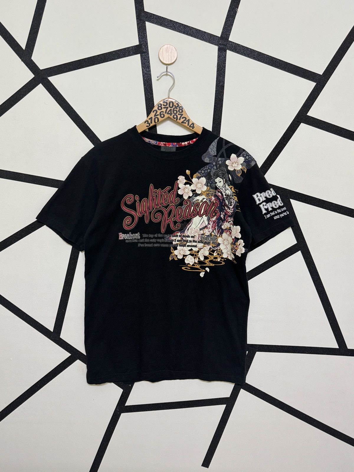 Bullet Noise VINTAGE BULLET NOISE SIGHTED REDSON POEM JAPANESE GIRL TEE Size US S / EU 44-46 / 1 - 1 Thumbnail