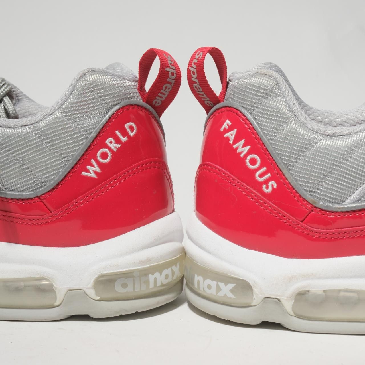 Nike × Supreme Supreme x Nike Air Max 98 'Varsity Red' 2016 Size US 12.5 / EU 45-46 - 6 Thumbnail