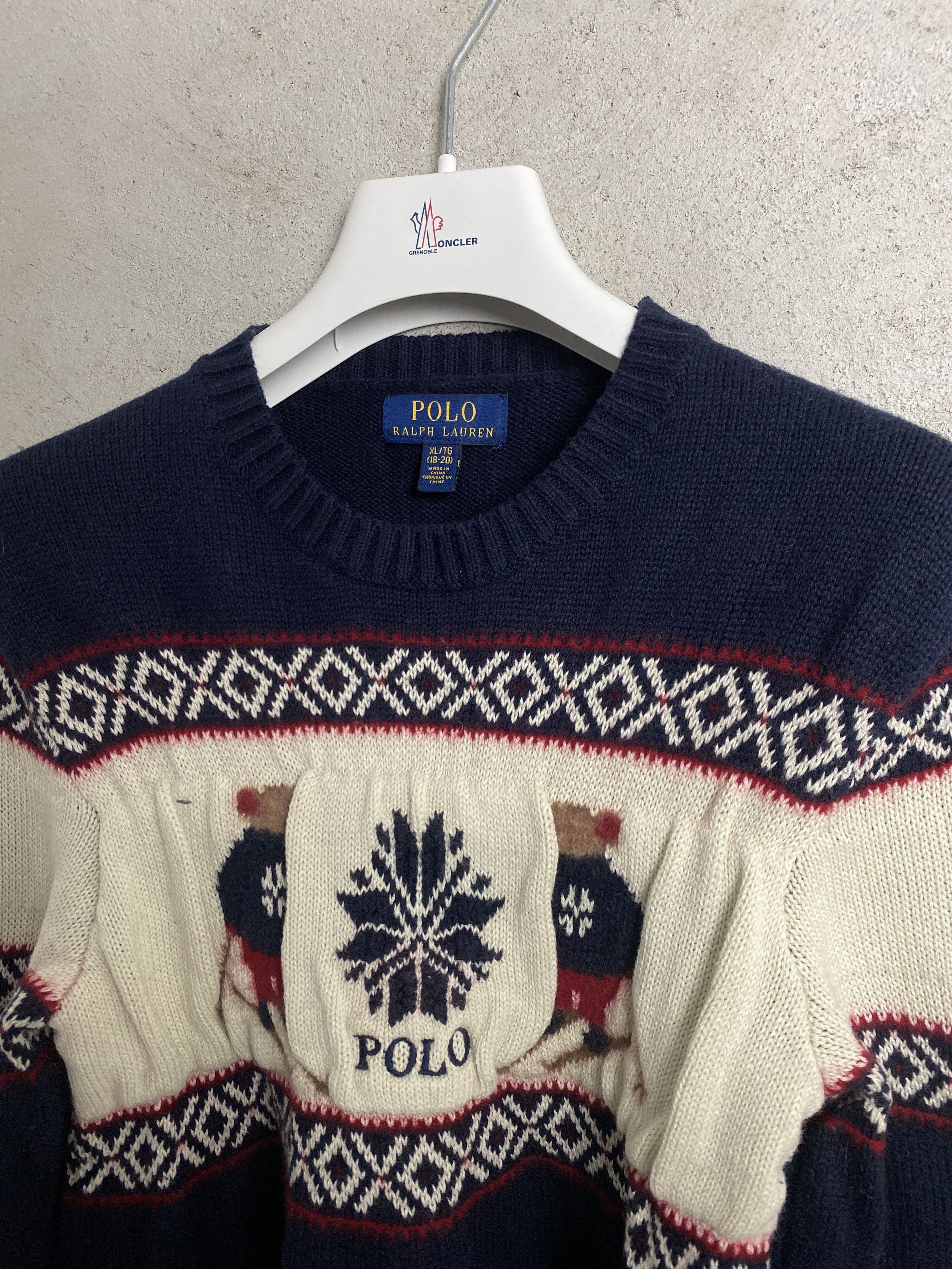 Polo Ralph Lauren Polo Ralph Lauren bears ski emboidered sweater knitwear Size US XXS / EU 40 - 2 Thumbnail
