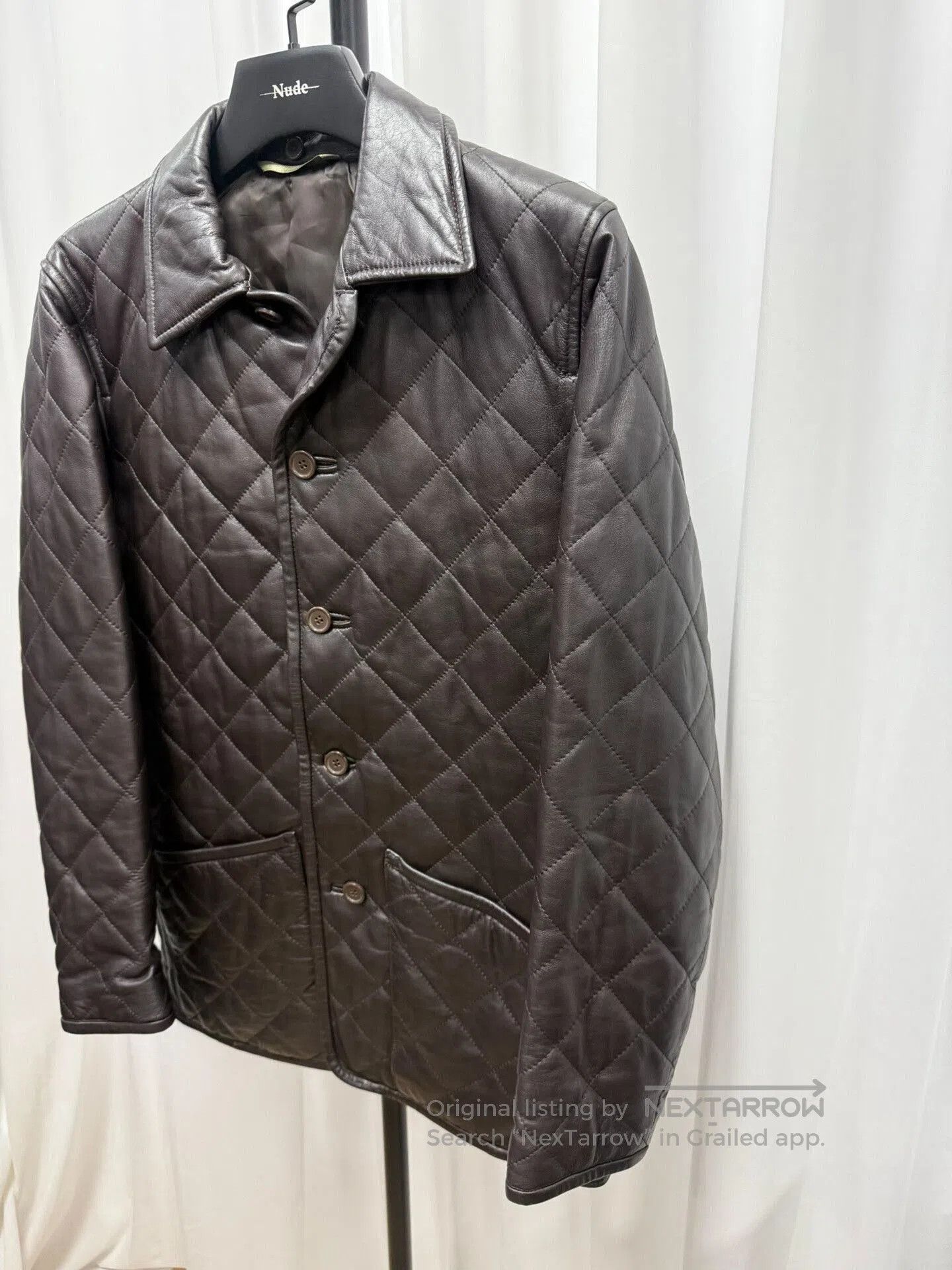 Yohji Yamamoto yohji yamamoto brown quilted leather jacket. Size US L / EU 52-54 / 3 - 2 Thumbnail