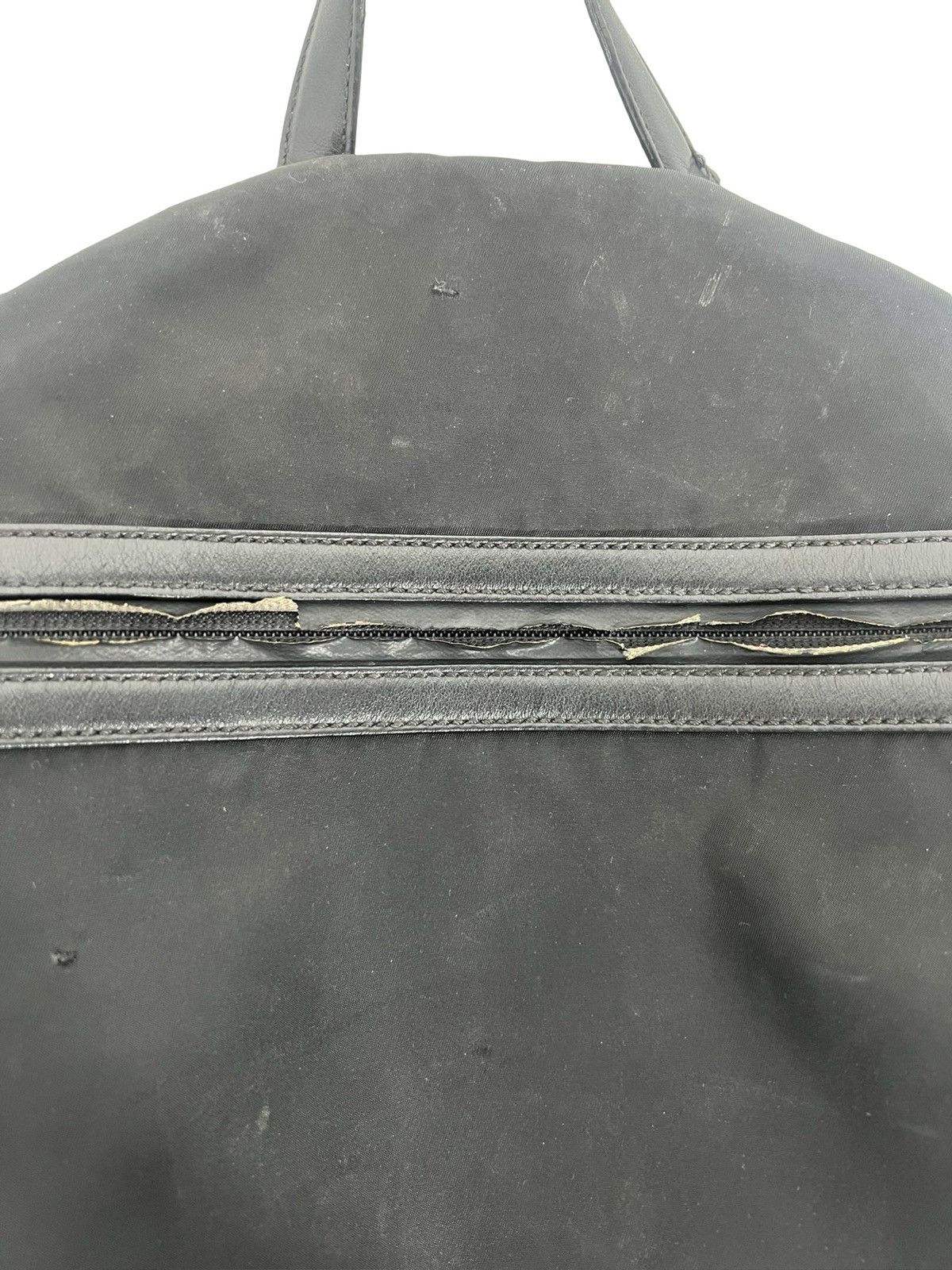 Fendi Fendi Backpack Black and Yellow Logo Straps Adjustable Size ONE SIZE - 7 Thumbnail