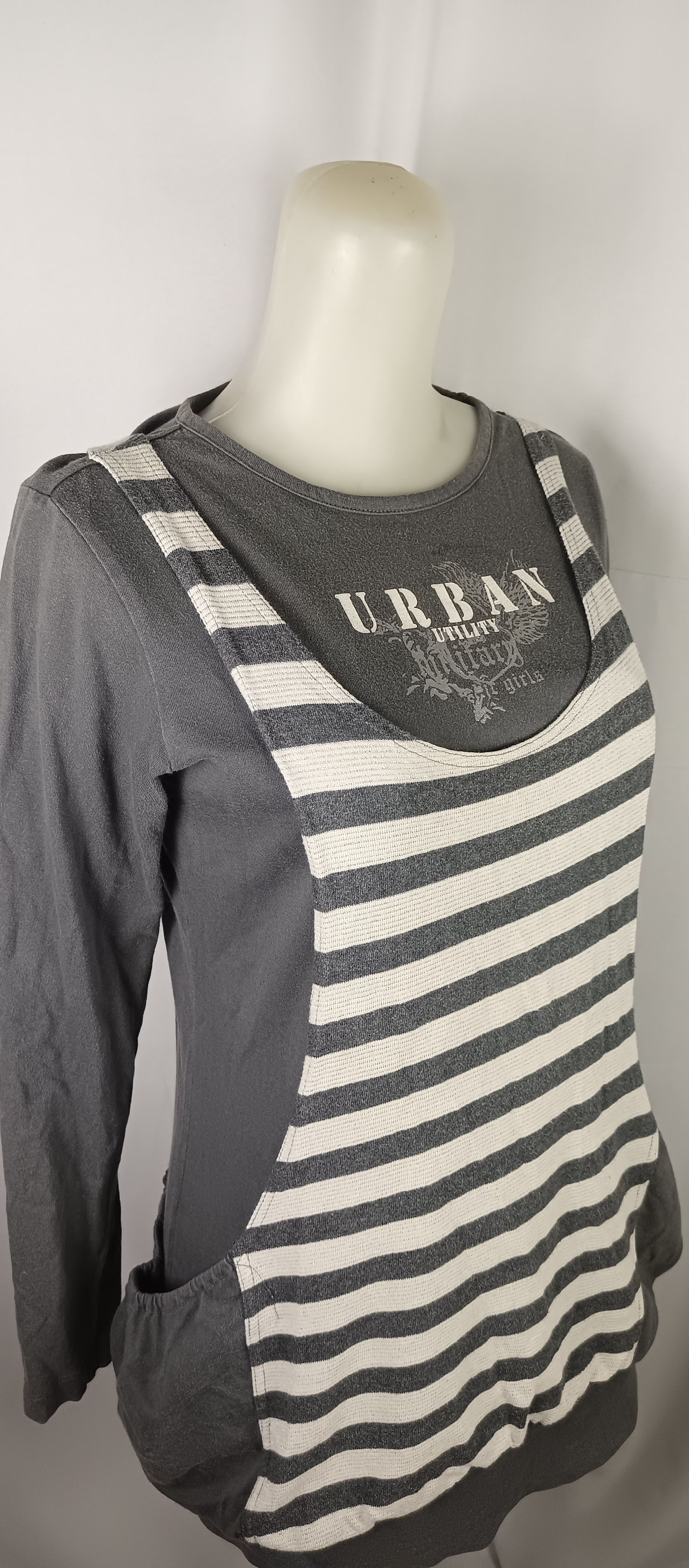 If Six Was Nine × Japanese Brand J.COSI Urban Utility Stripped Long Sleeve tight on the body Size L / US 10 / IT 46 - 2 Thumbnail