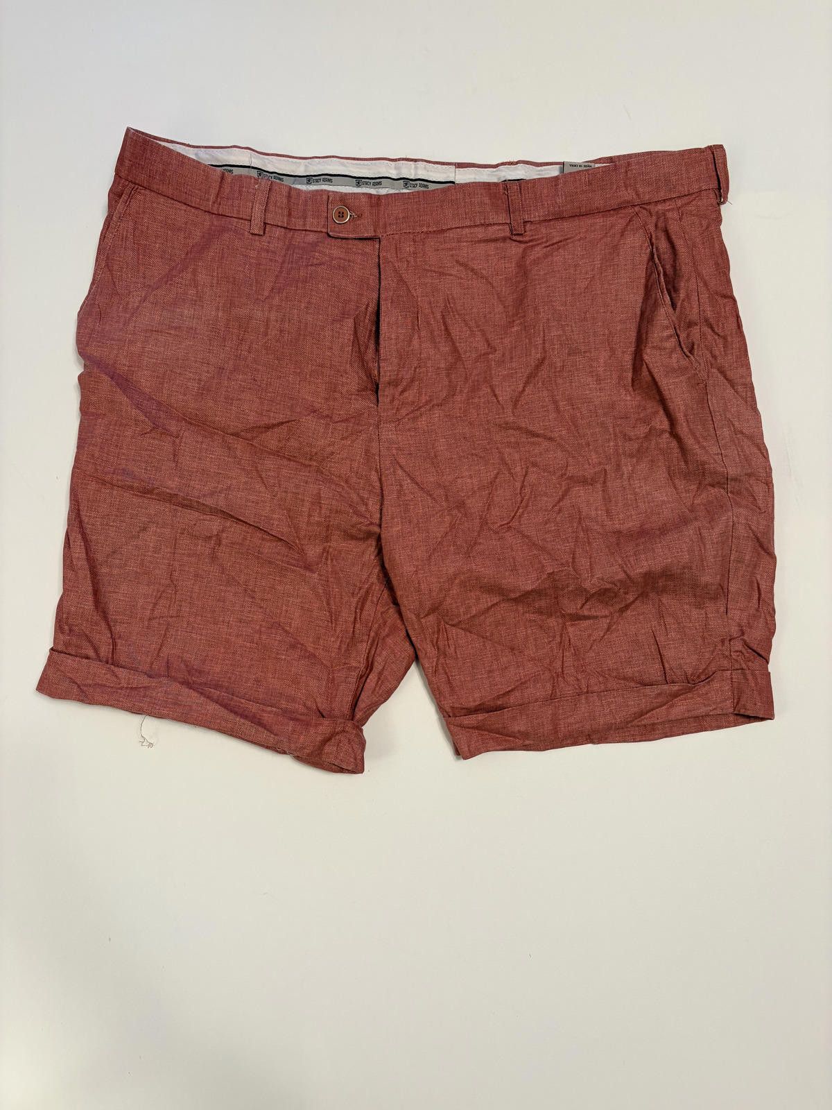 Stacy Adams Stacy Adams Red Chambray Cotton Shorts (Size 44) Size US 44 / EU 60 - 1 Thumbnail