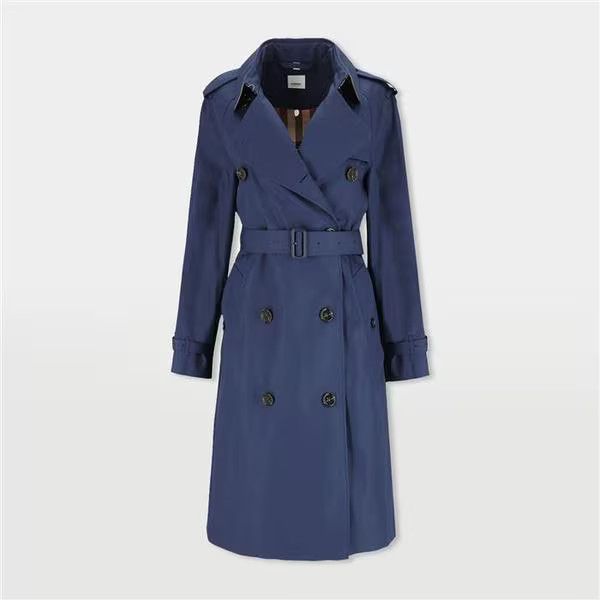Burberry o1w1db10426 Trench Coat in Navy Size L / US 10 / IT 46 - 1 Thumbnail