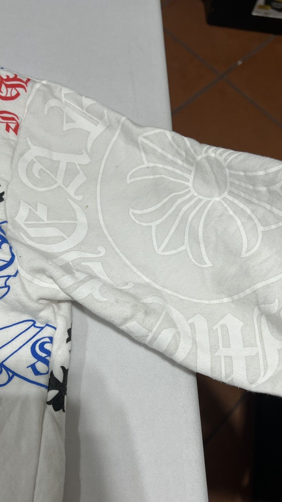 Chrome Hearts Chrome Hearts Stencil White Hoodie Size US XS / EU 42 / 0 - 15 Thumbnail