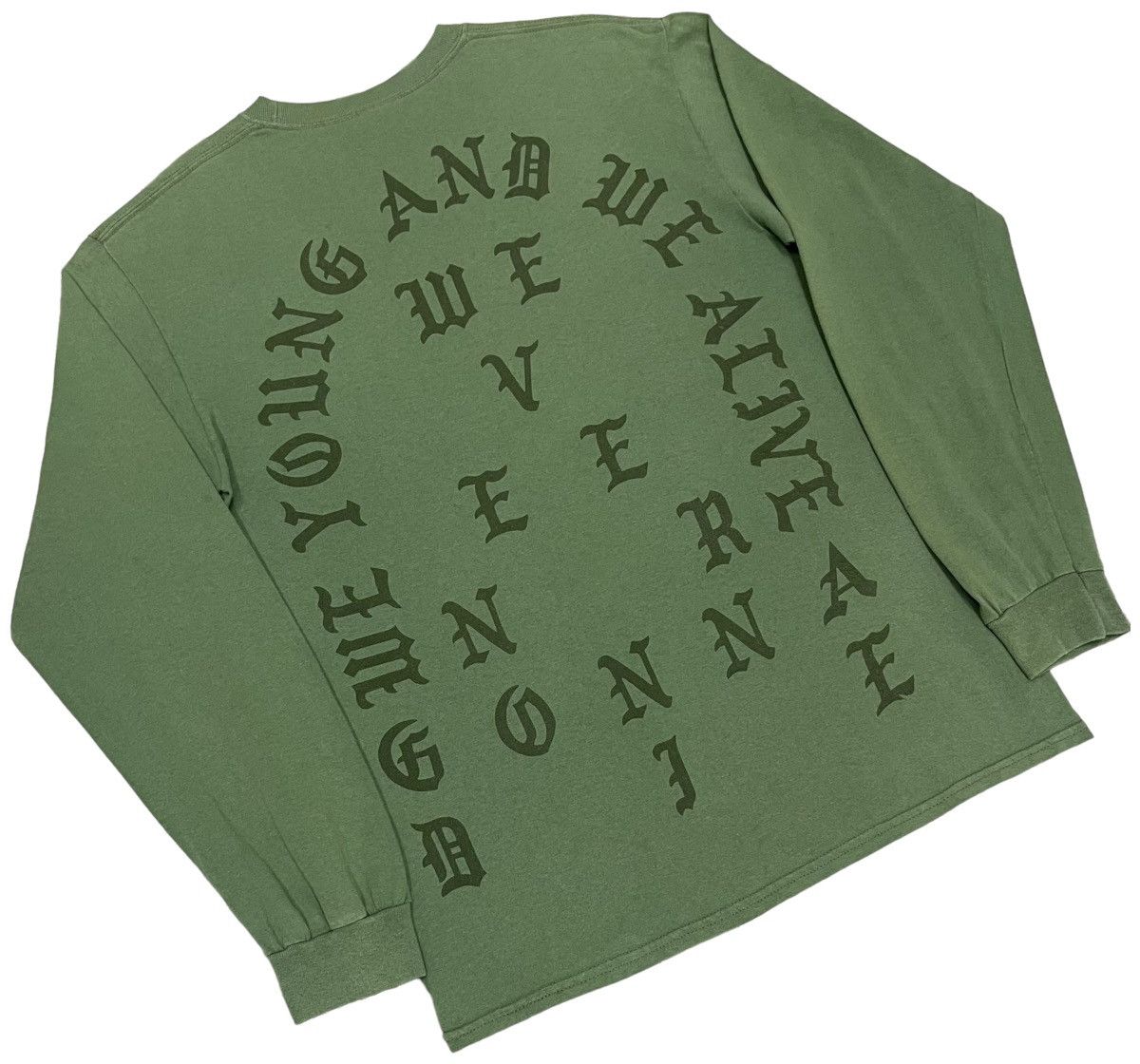 Kanye West Kanye West “famous” The Life of Pablo Tour Long Sleeve tee Size US M / EU 48-50 / 2 - 4 Thumbnail