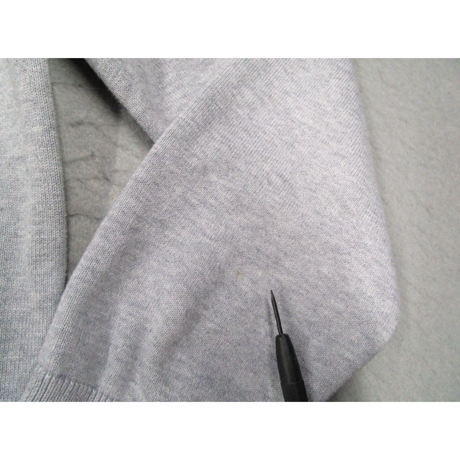 Lacoste Lacoste Mens Gray 1/4 Zip Long Sleeve Pullover Sweater Crocodile Logo Size 7 Size US M / EU 48-50 / 2 - 5 Thumbnail