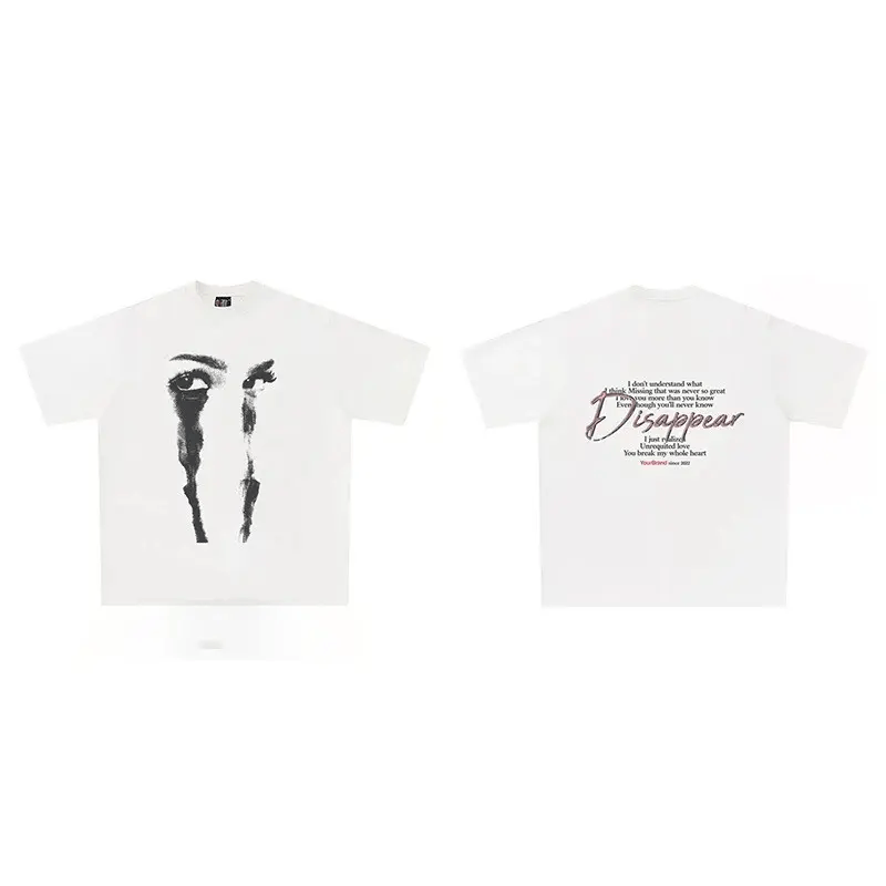 Vintage Streetwear Harajuku Cry Printed T-Shirt y2k Size US S / EU 44-46 / 1 - 3 Thumbnail