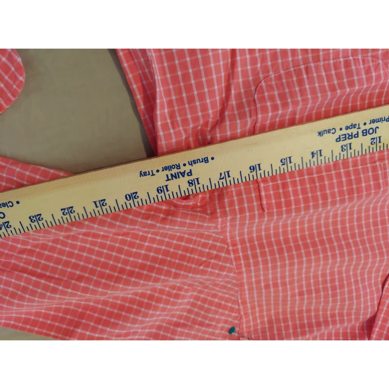 Brooks Brothers VINTAGE Brooks Brothers Dress Shirt Mens Slim Orange Cotton M Size 40R - 4 Thumbnail