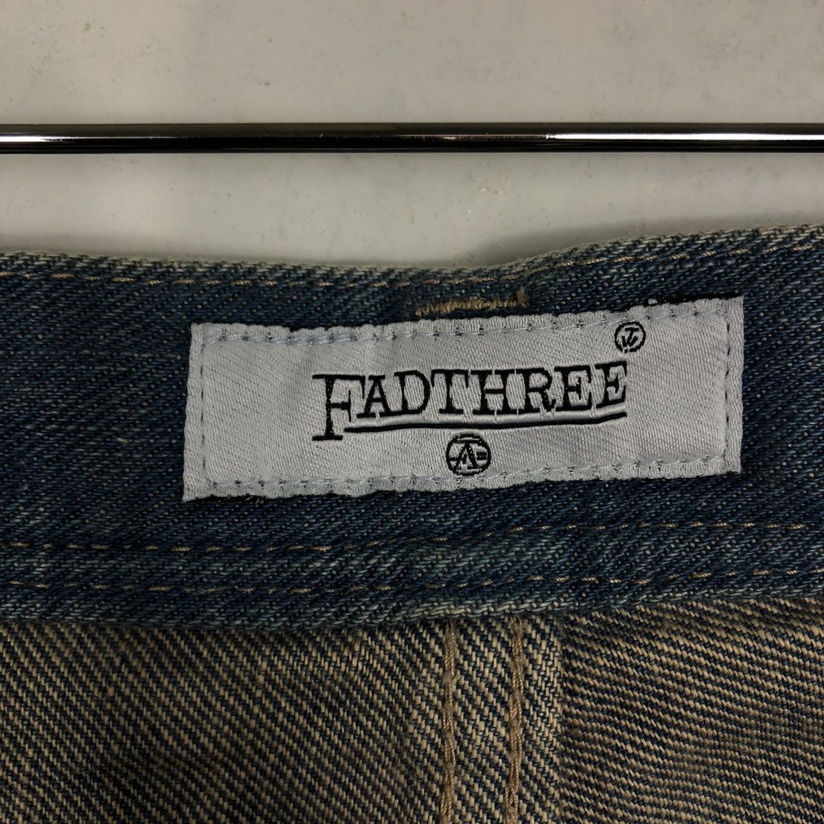 Japanese Brand 🔥90s Rare Distressed Design Jeans Fadthree Hysteric Glamour Size US 26 / EU 42 - 14 Thumbnail