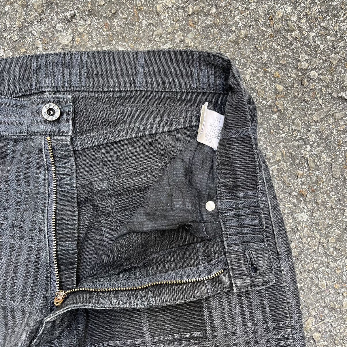 Japanese Brand PPFM Japanese Checkered Faded Black Pants Size US 30 / EU 46 - 6 Thumbnail