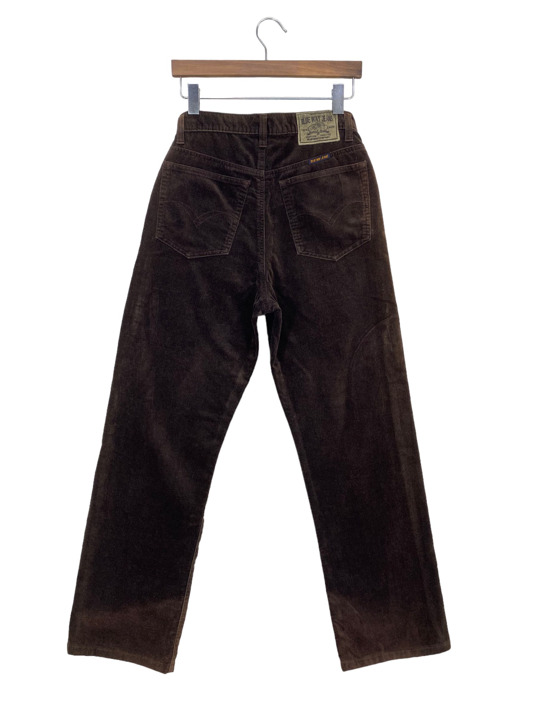 Japanese Brand × Rockstar Games Blue Way Corduroy Pants Blue Way Japanese Modern Size US 27 - 1 Thumbnail