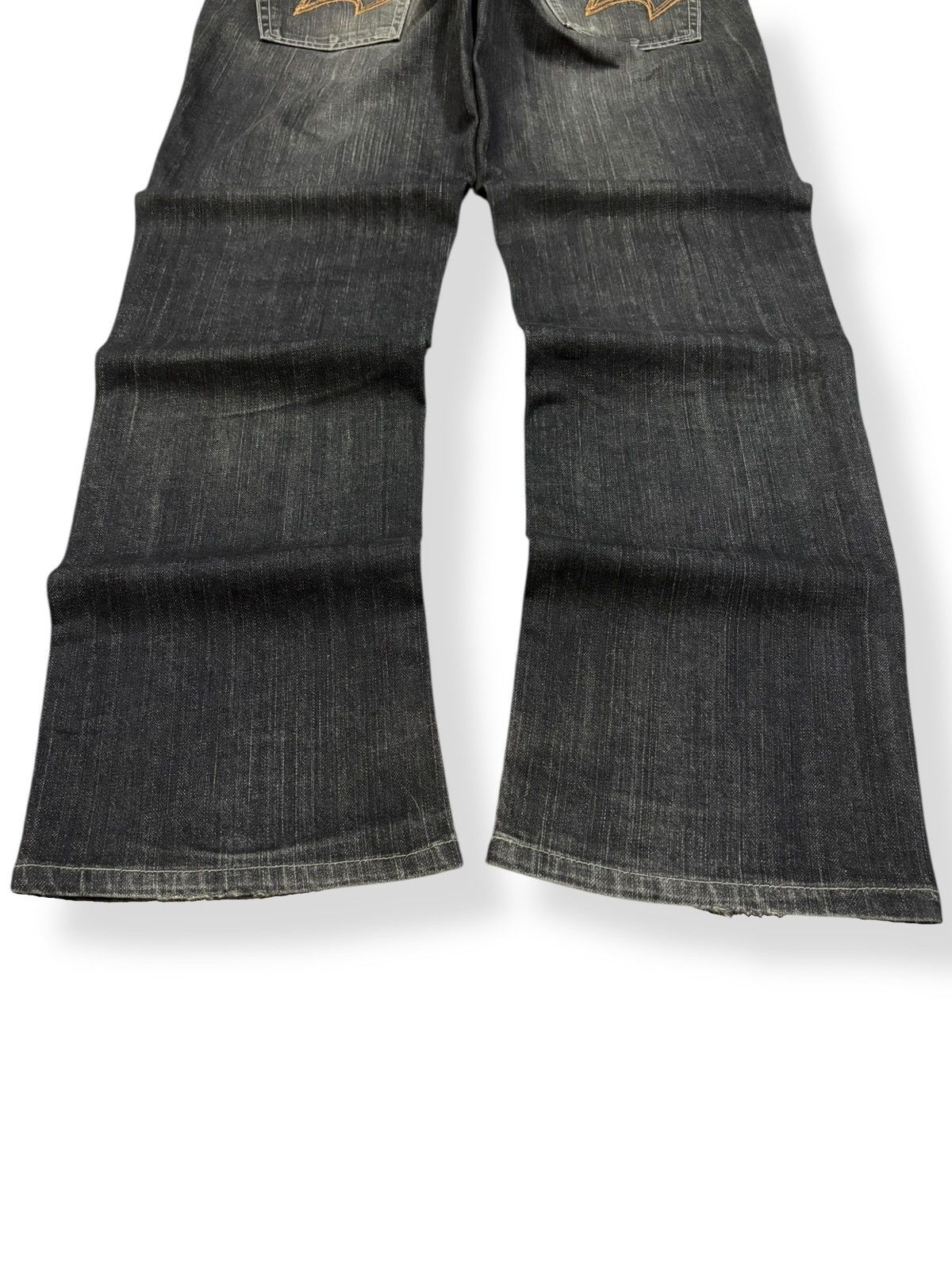 Edwin Vintage Edwin XV Edge Black Faded Distressed Jeans Size US 34 / EU 50 - 11 Thumbnail