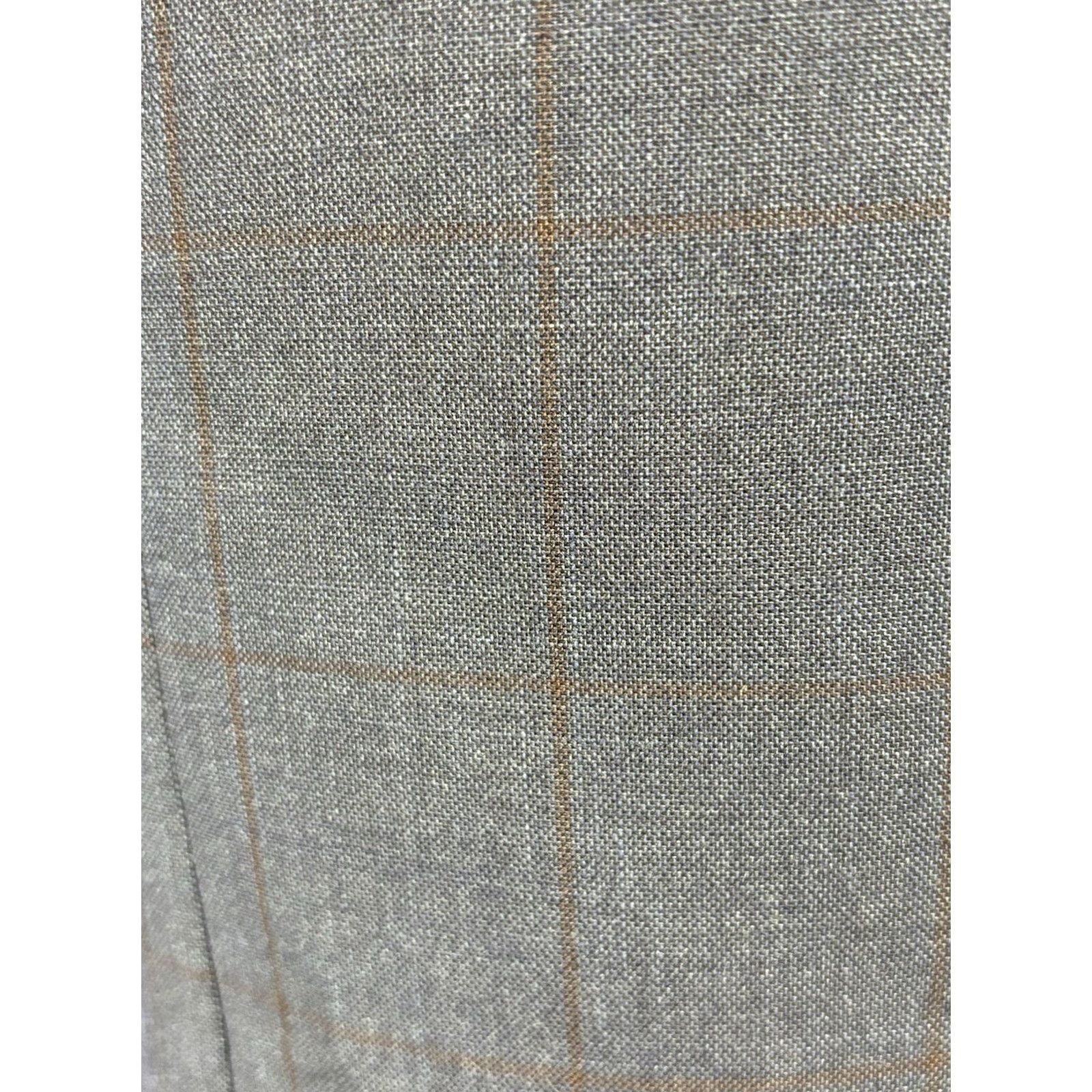 Vintage Oak Hill Blazer Sport Coat Mens 54L Big & Tall Blue Plaid 2 Button Career Check Shirt Size 54R - 6 Thumbnail