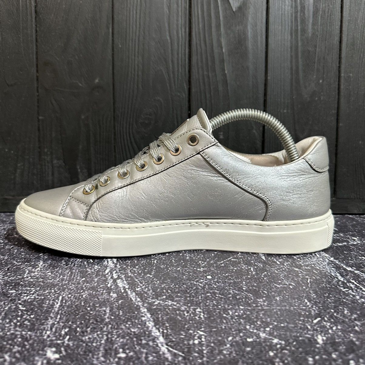 MCM MCM - Women’s Monogram Silver Leather Sneakers Size 39 Size US 9 / IT 39 - 10 Thumbnail