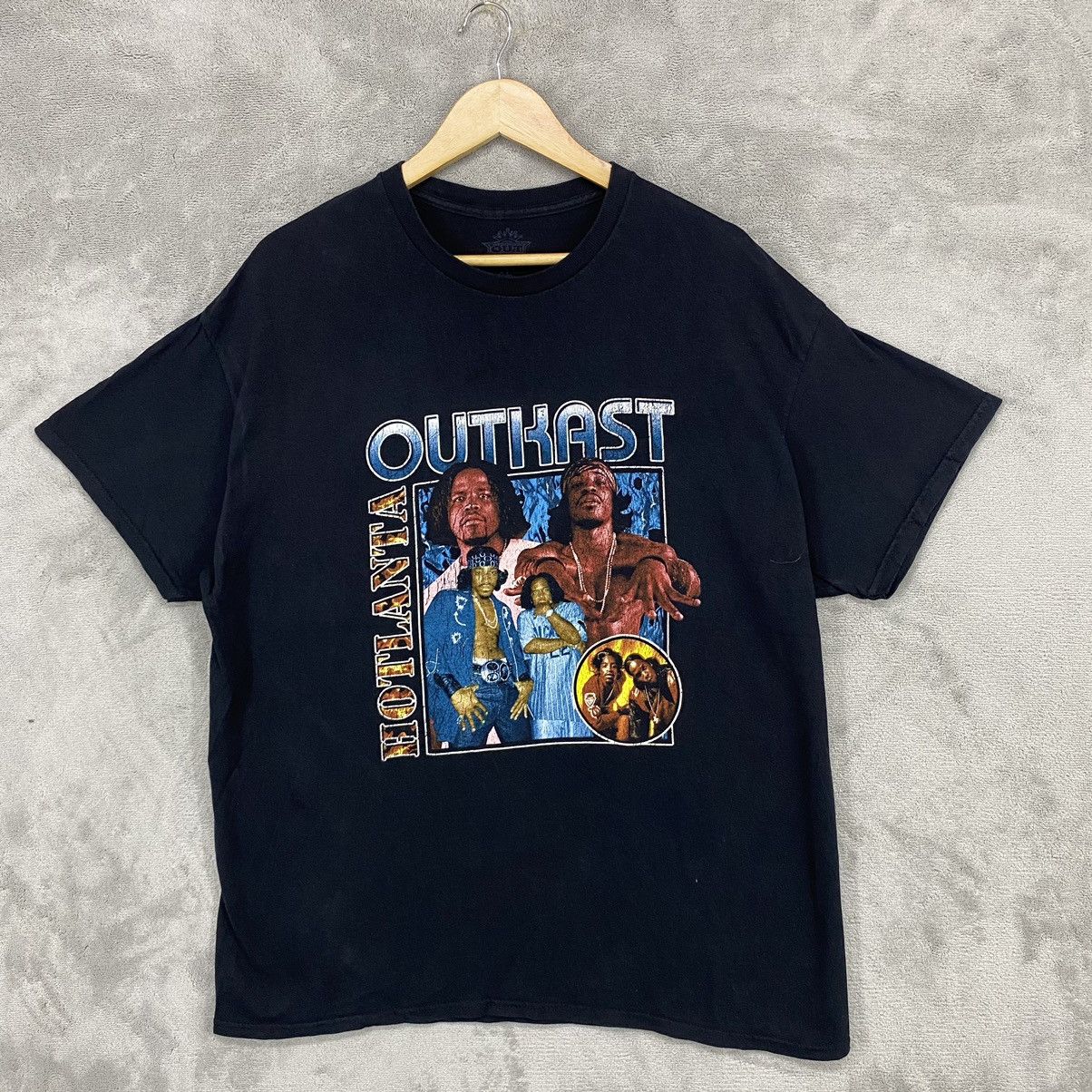 Band Tees Vintage Outkast Hotlanta Retro Graphic Tee Size US XL / EU 56 / 4 - 1 Thumbnail