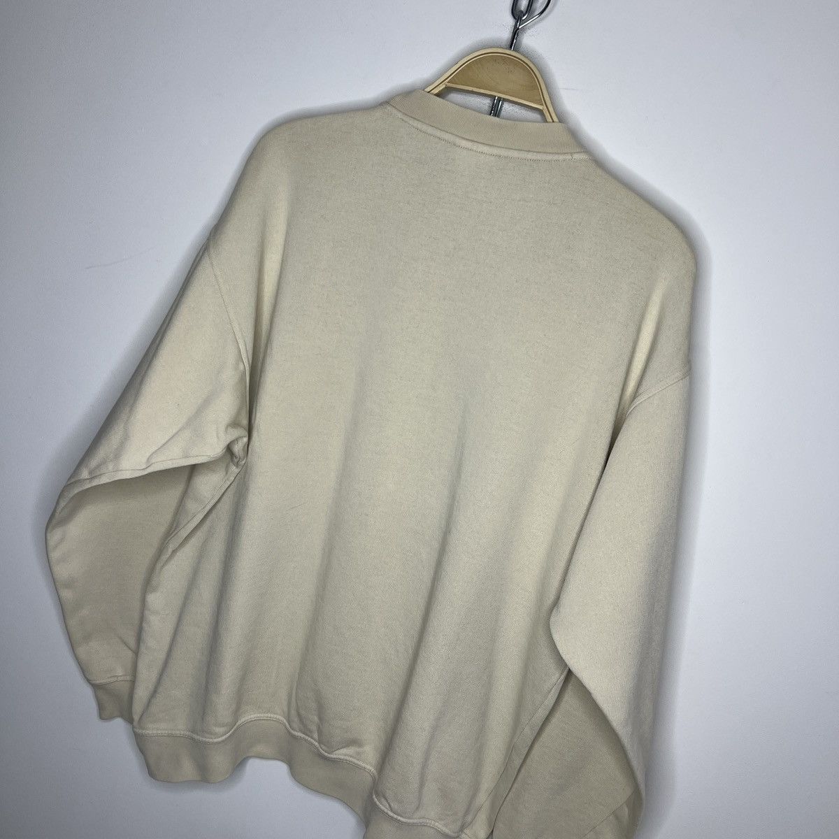 Adidas × Vintage Vintage Adidas Cream Beige Sweatshirt rare Size US M / EU 48-50 / 2 - 8 Thumbnail
