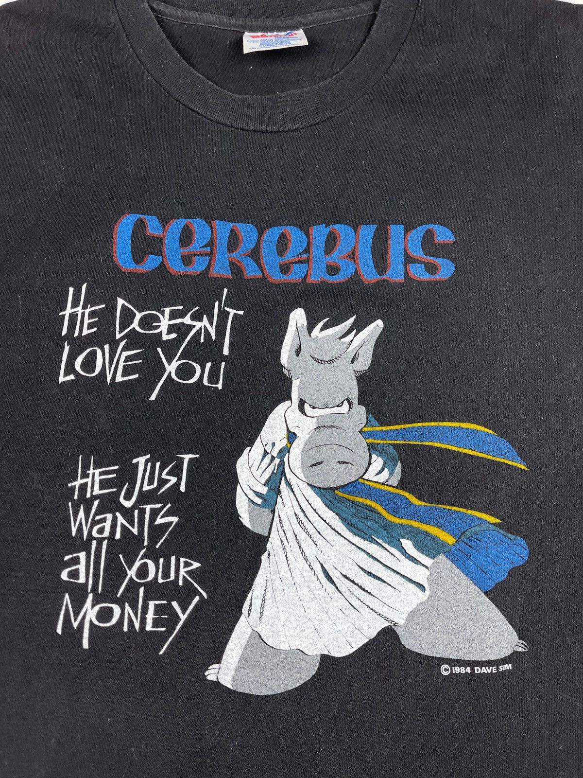 DC Comics Vintage 90s Cerebus Graphitti comics marvel dc T-Shirt Size US XL / EU 56 / 4 - 4 Thumbnail