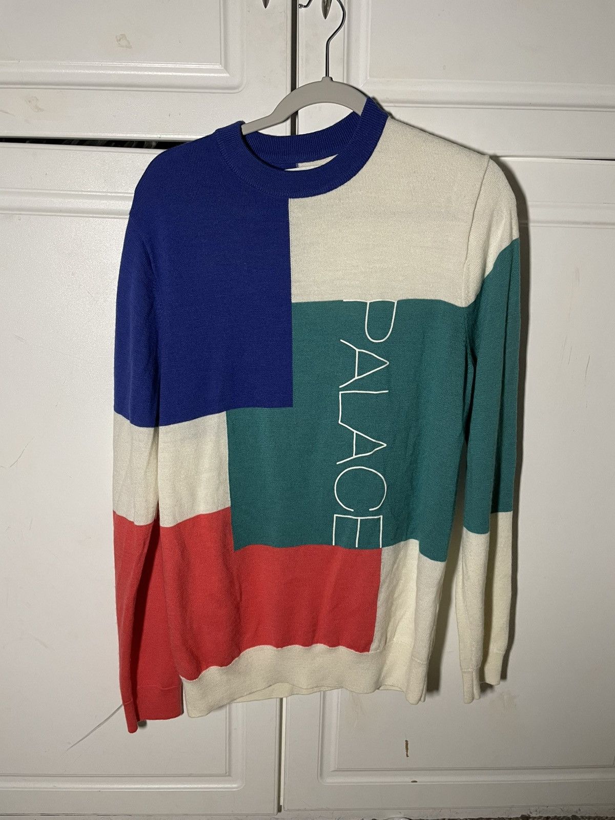 Palace Palace color block blukko knit Size US XL / EU 56 / 4 - 1 Thumbnail