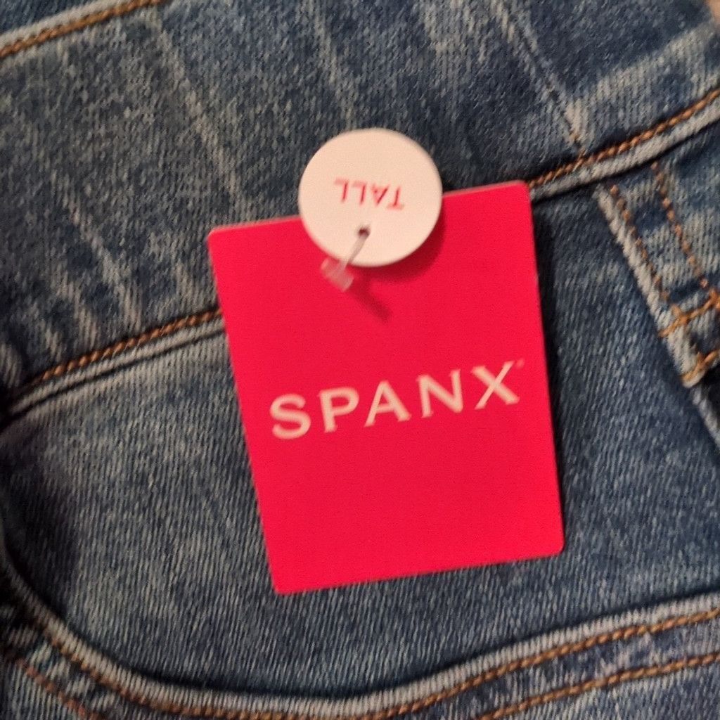 Spanx Spanx Vintage Indigo Straight Leg Pull On Jeans Size S Tall Size 27" / US 4 / IT 40 - 3 Thumbnail
