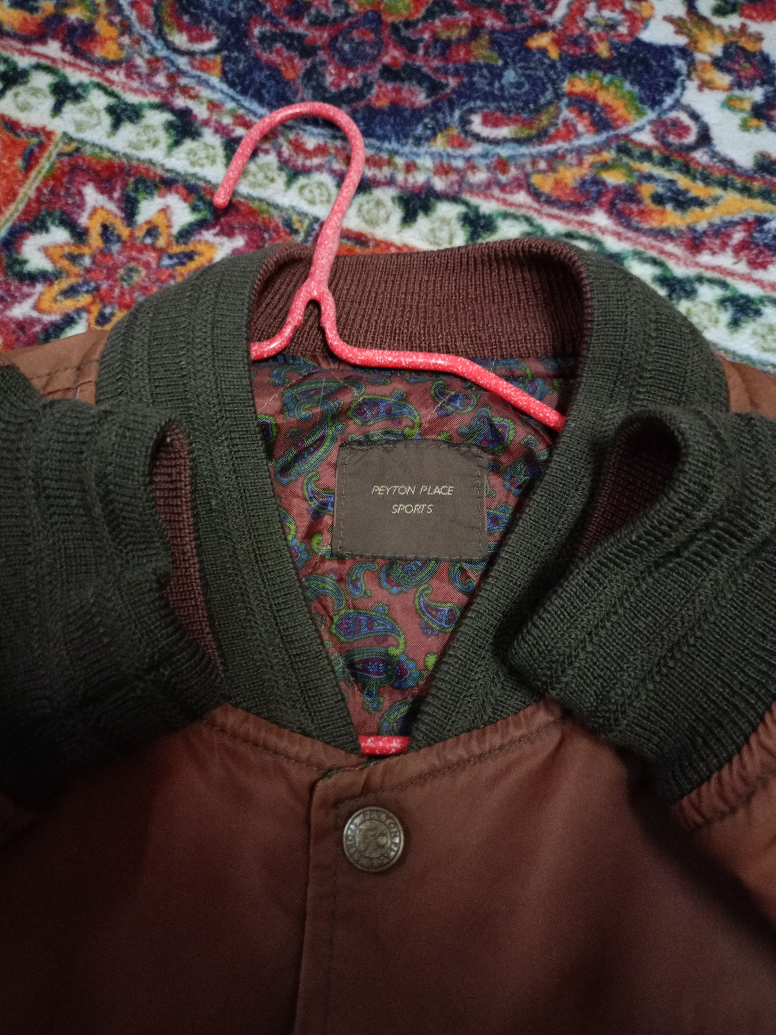 Japanese Brand Peyton place . Bomber jacket Size US L / EU 52-54 / 3 - 4 Thumbnail