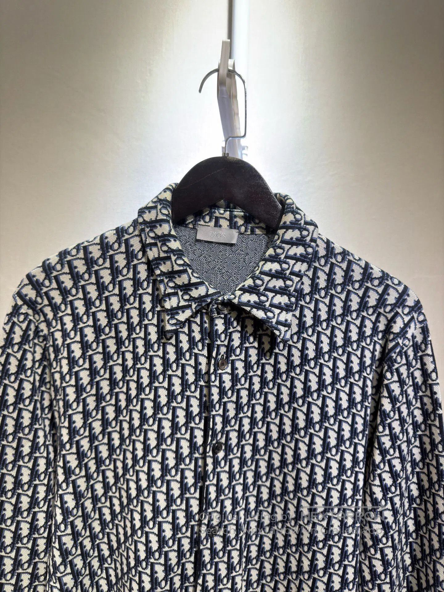Dior Dior Black Monogram Knit Shirt Size M. Size US M / EU 48-50 / 2 - 3 Thumbnail