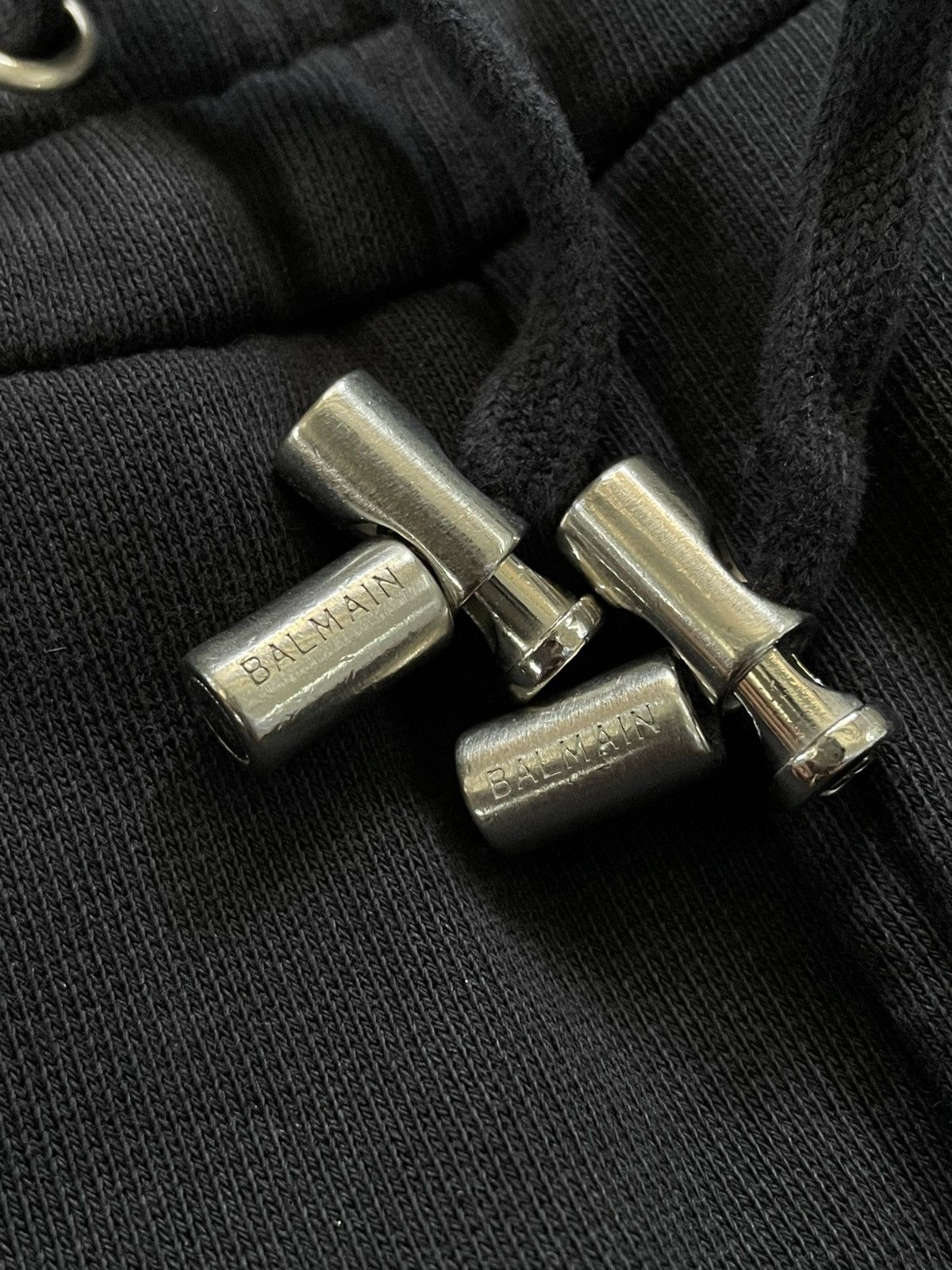 Balmain Balmain Biker Embossed Sweatpants Black Size US 30 / EU 46 - 10 Thumbnail