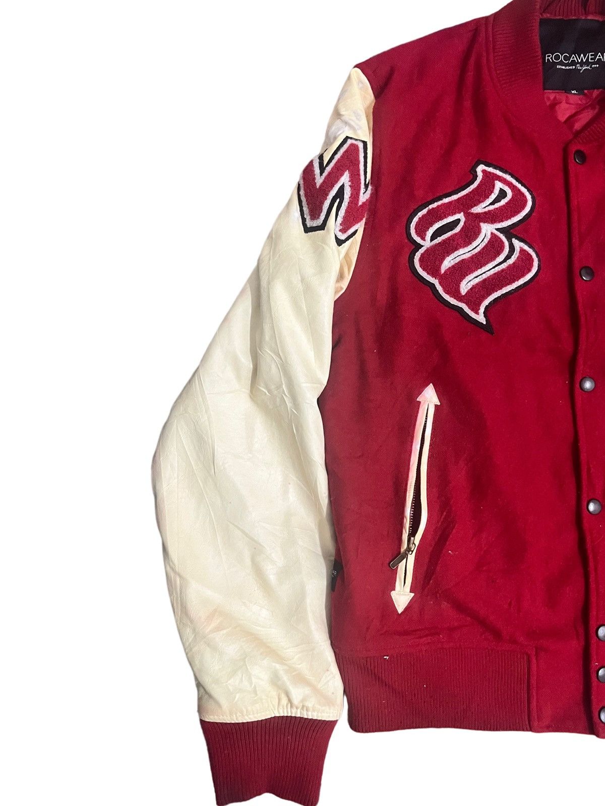 Rocawear × Vintage Rocawear New York Bomber Size US XL / EU 56 / 4 - 2 Thumbnail