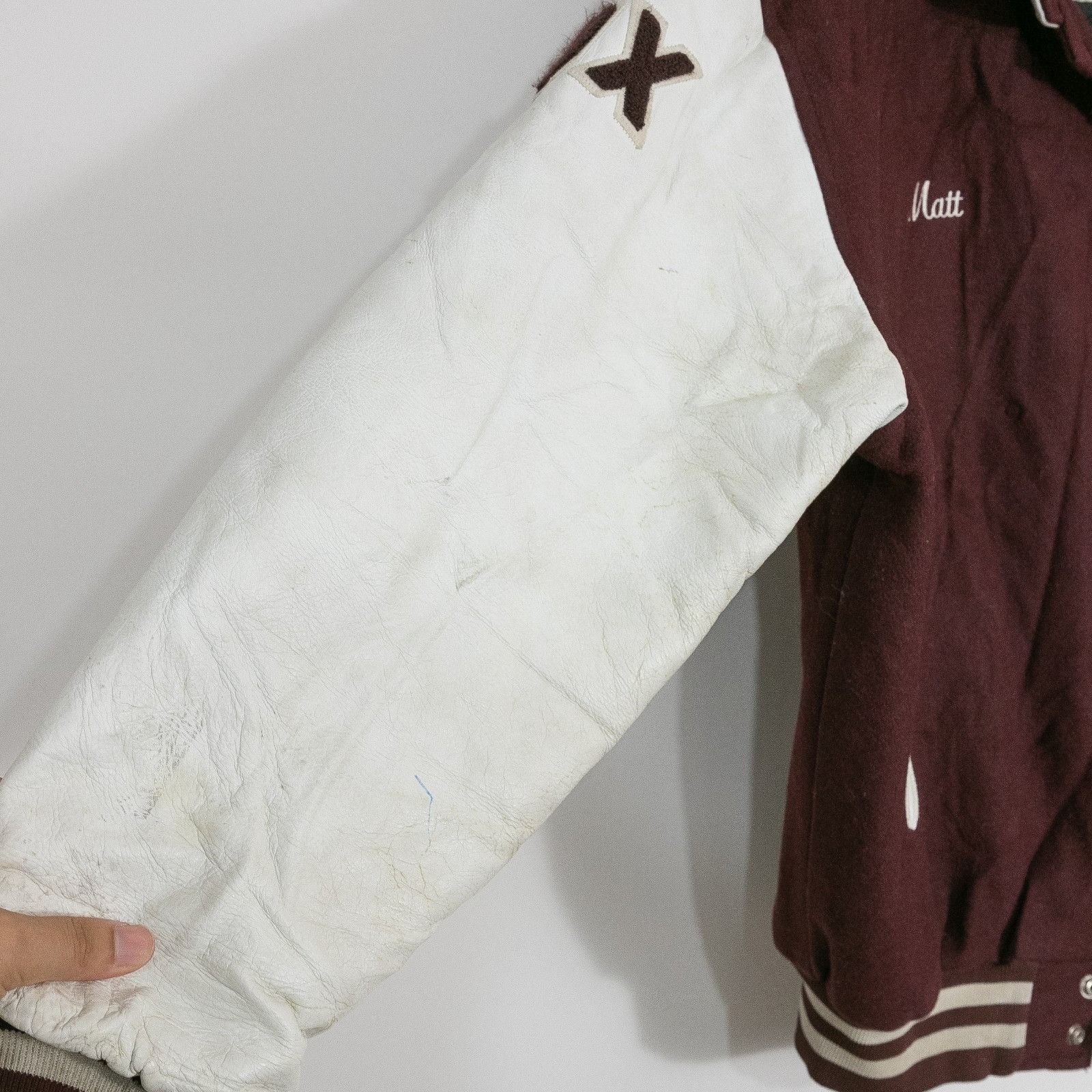 Vintage Vintage Volleyball Letterman Varsity Jacket Mens XL Leather Size US XL / EU 56 / 4 - 8 Thumbnail