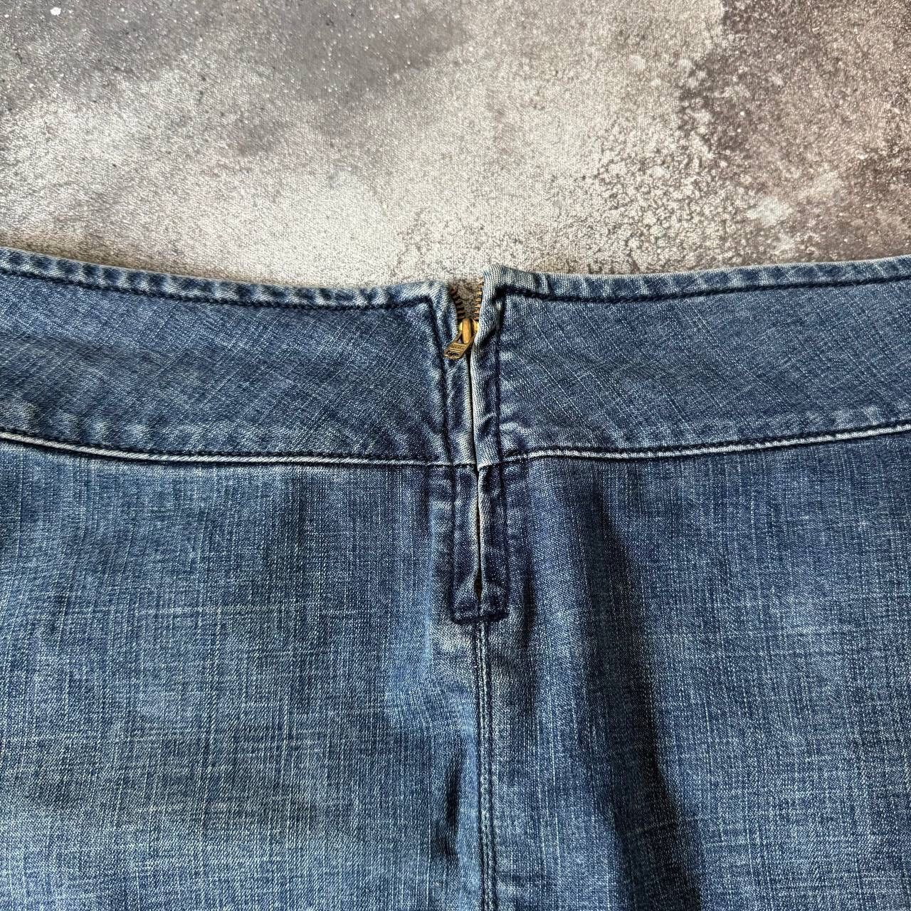 20471120 × Hysteric Glamour × Japanese Brand Y2K Super Sexy Vintage Denim Mini Skirt Size 30" / US 8 / IT 44 - 8 Thumbnail