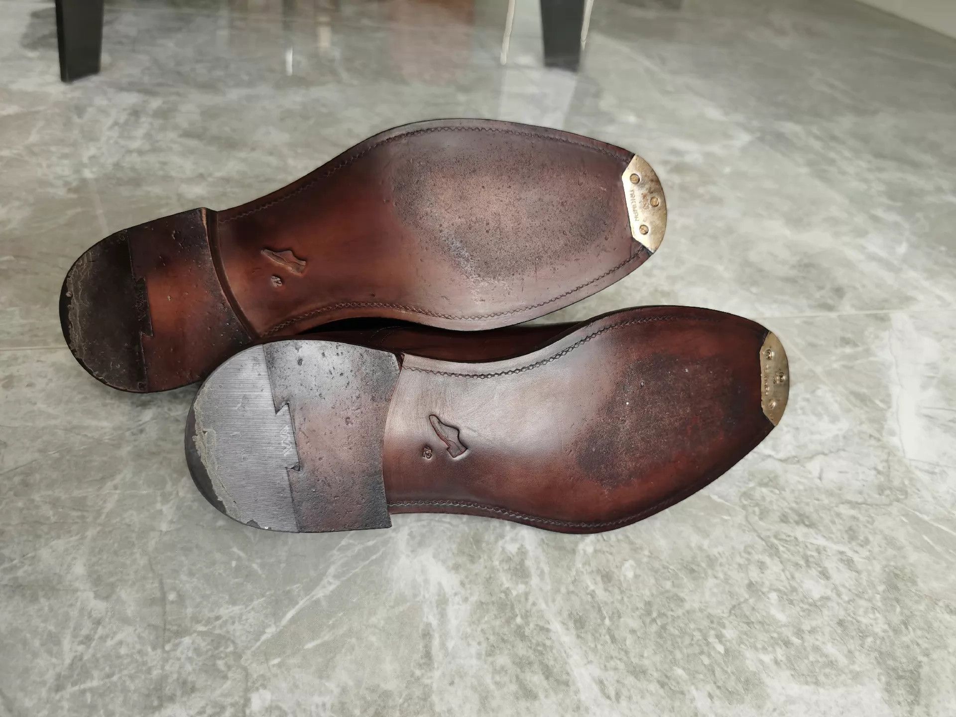 Other WM1978 Handmade Cognac Oxford Dress Shoes 42 360 Stitch Size US 9 / EU 42 - 9 Thumbnail