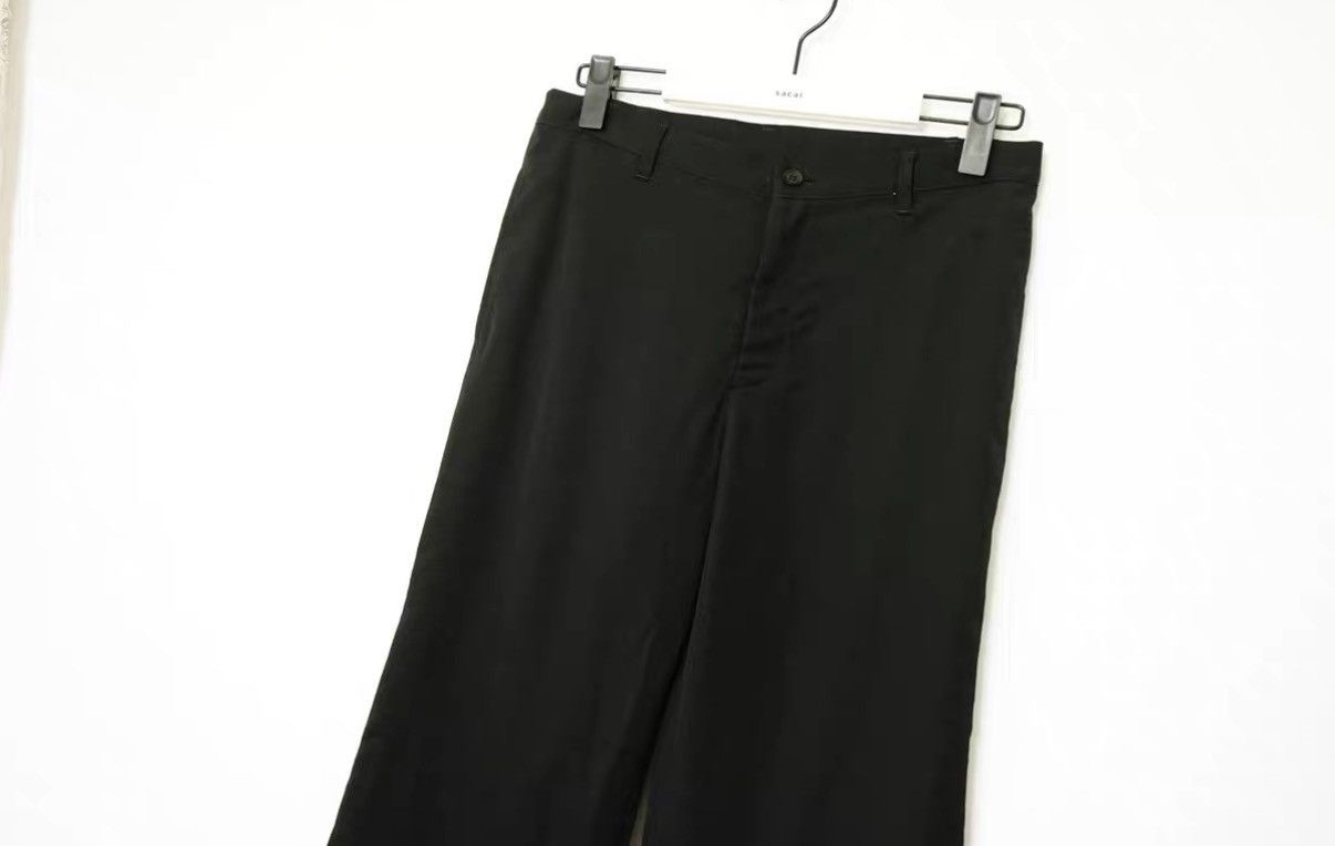 Yohji Yamamoto Yohji Yamamoto Wool Cropped Wide-Leg Pants Size US 32 / EU 48 - 3 Thumbnail