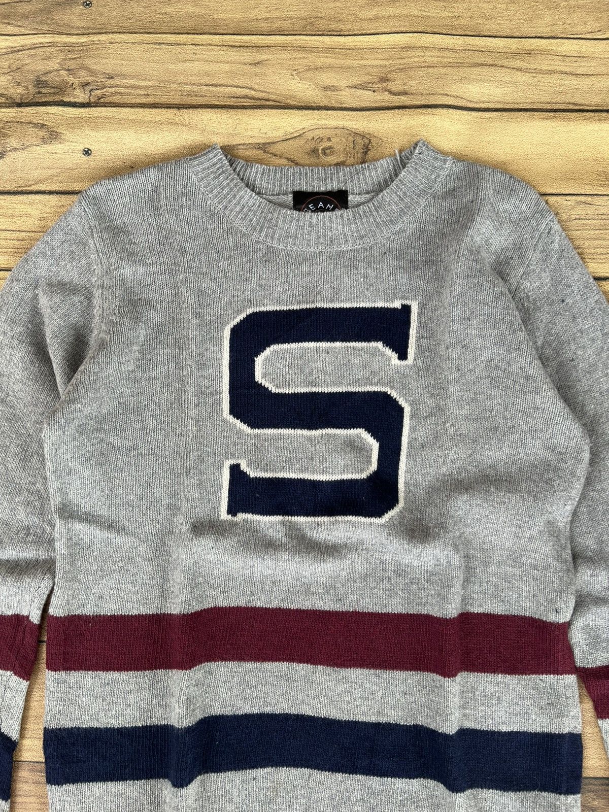 Beams Plus Beams plus S logo knitwear Size US M / EU 48-50 / 2 - 2 Thumbnail