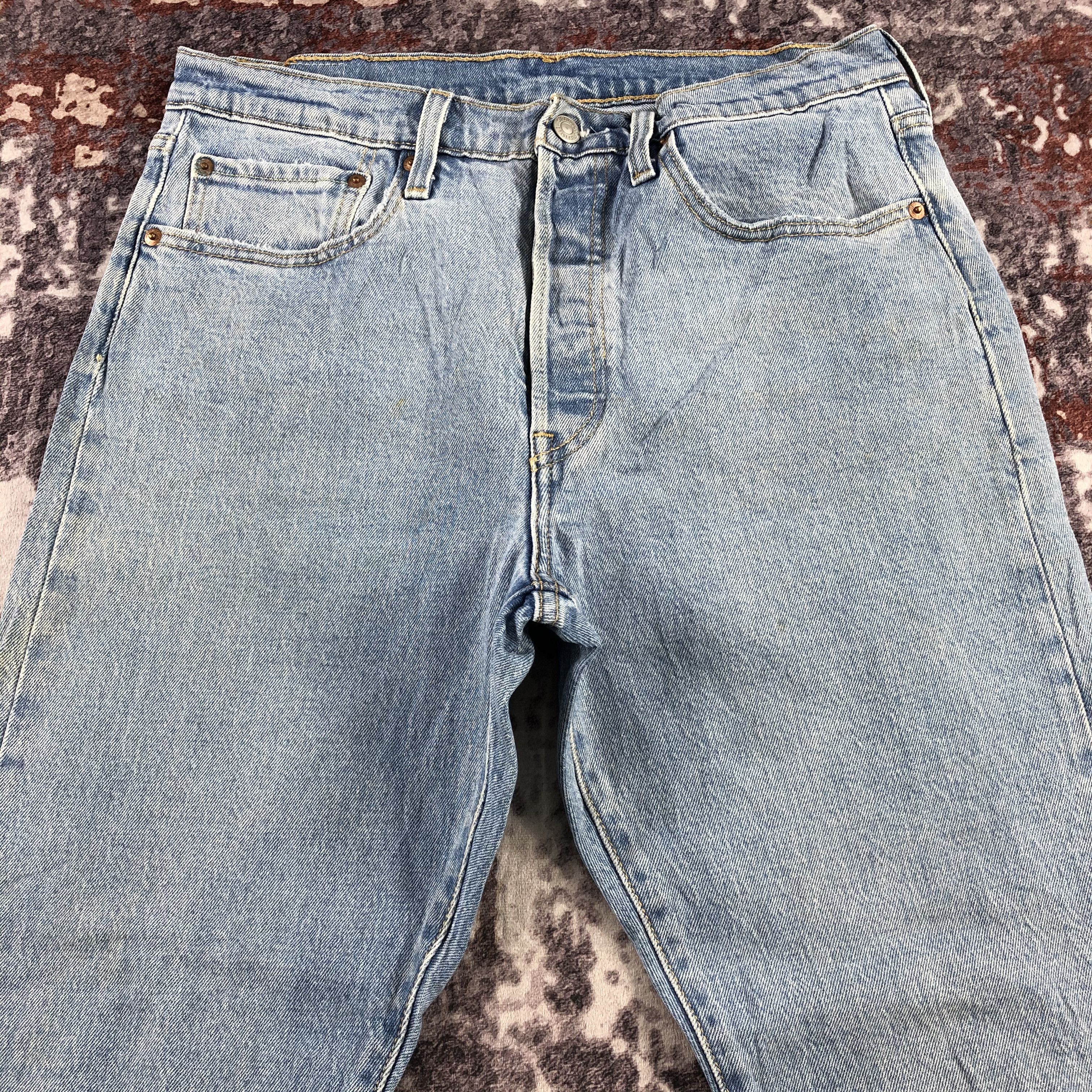 Levi's Vintage Blue Wash Levis 501 Jeans-JM3033 Size US 31 - 3 Thumbnail